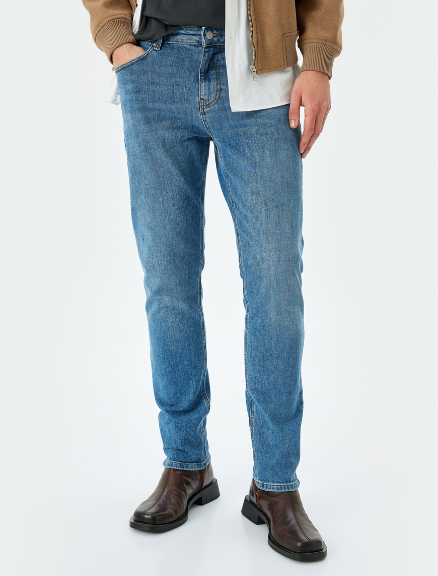   Slim Fit Kot Pantolon - Brad Jean