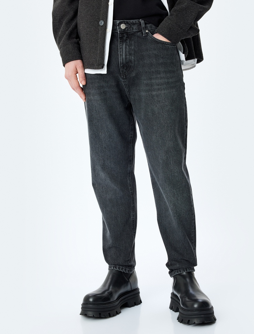   Cepli Normal Bel Loose Fit Jean Pantolon - Steve Jean