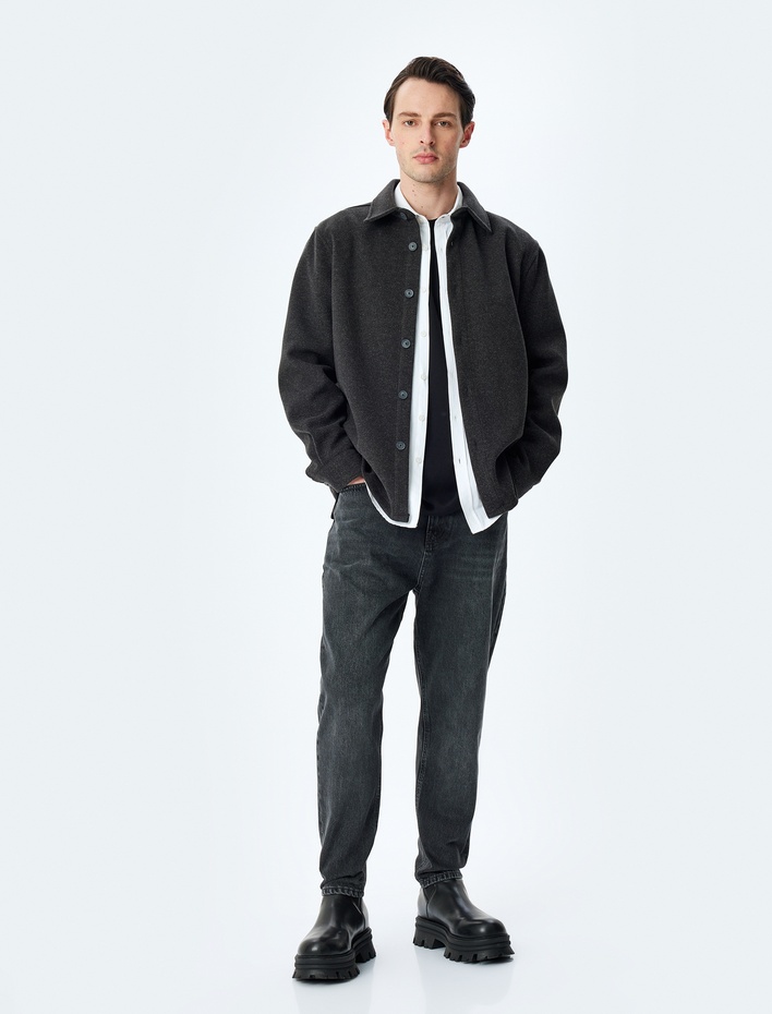  Cepli Normal Bel Loose Fit Jean Pantolon - Steve Jean