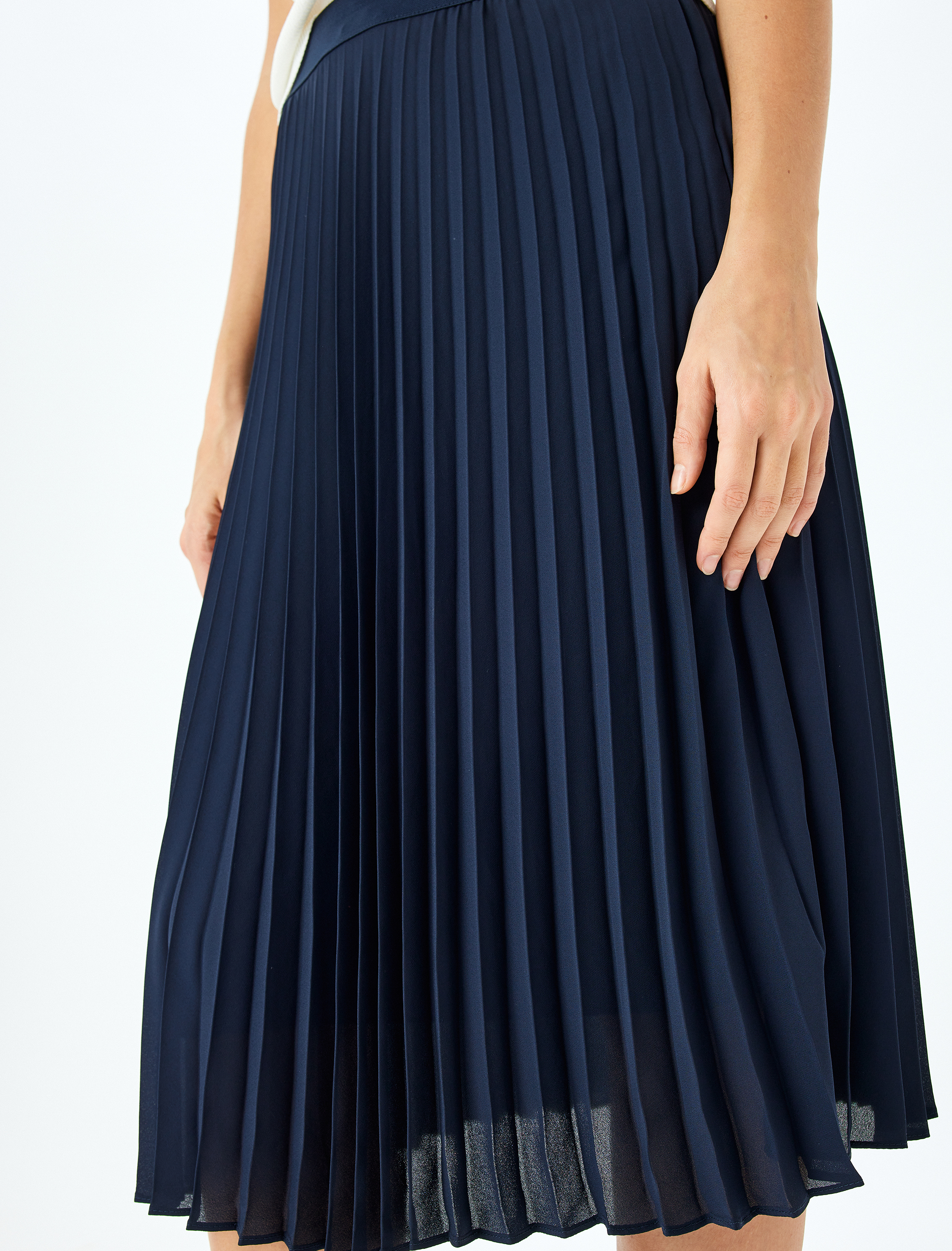 Standart Bel Midi Boy Piliseli Etek