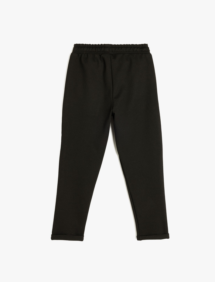 Erkek Çocuk Beli Lastikli Cep Detaylı Basic Eşofman Altı