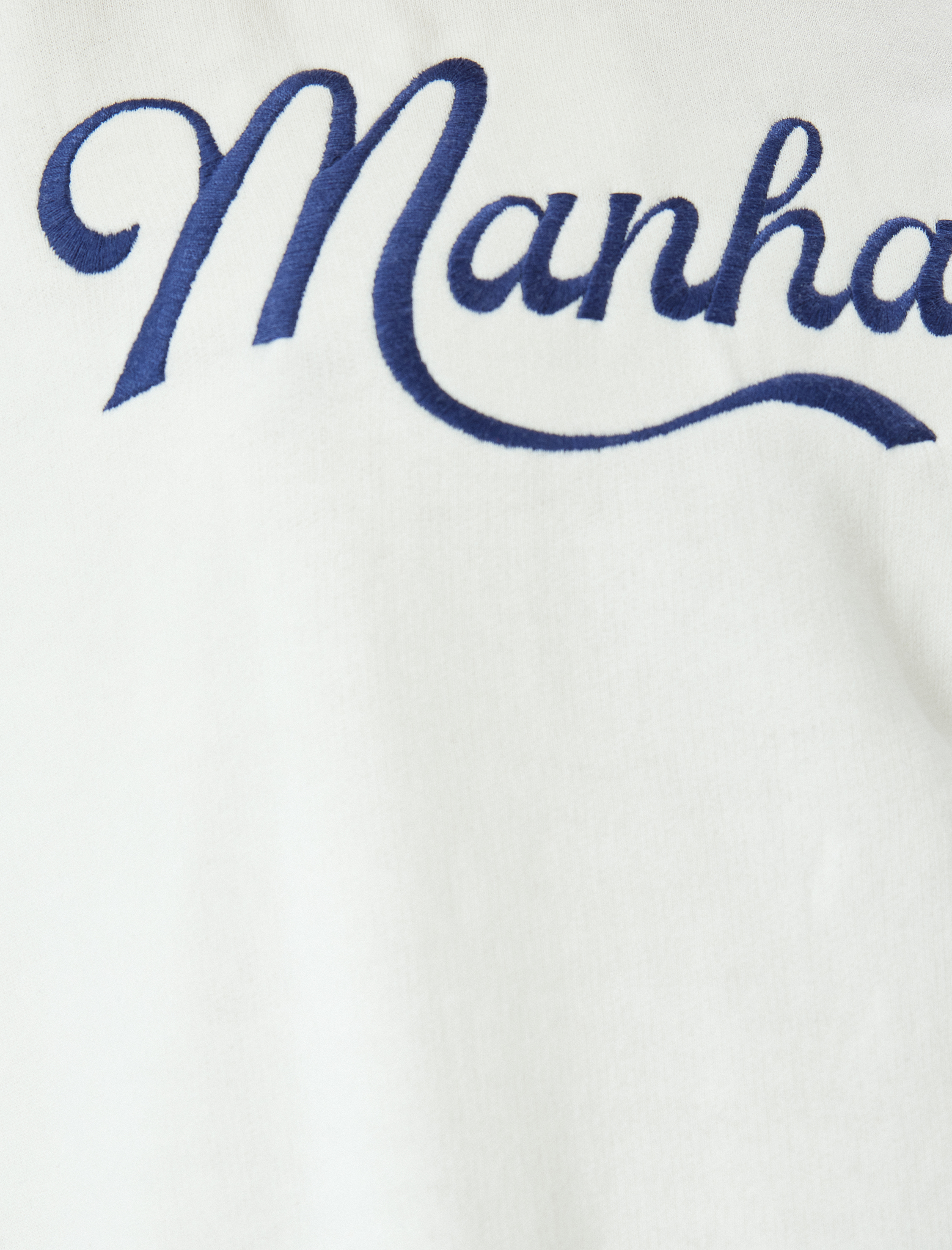 Slogan Nakışlı Polo Yaka Uzun Kollu Sweatshirt