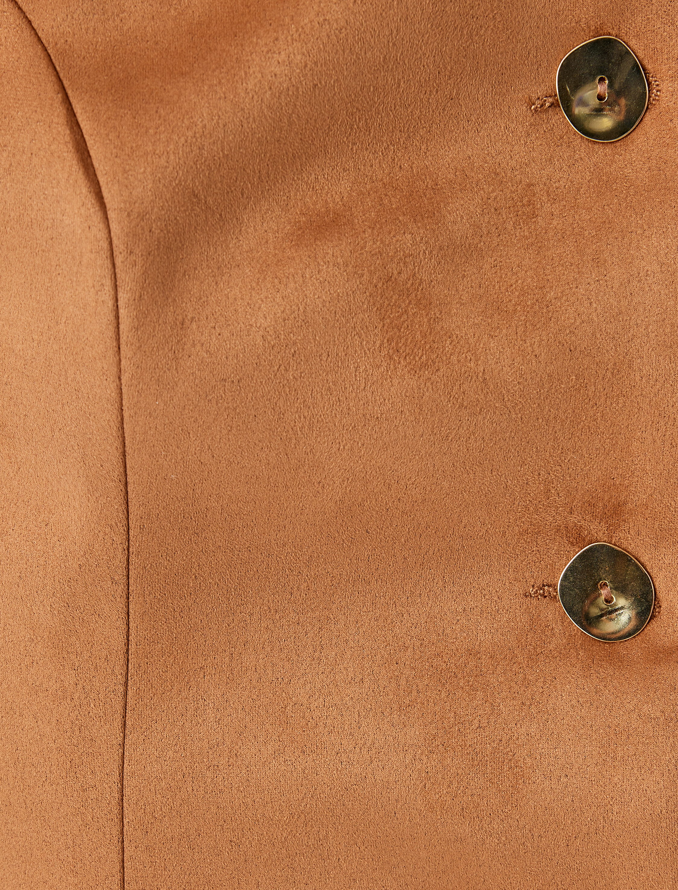 Düğmeli Fleto Cepli Bisiklet Yaka Slim Fit Yelek