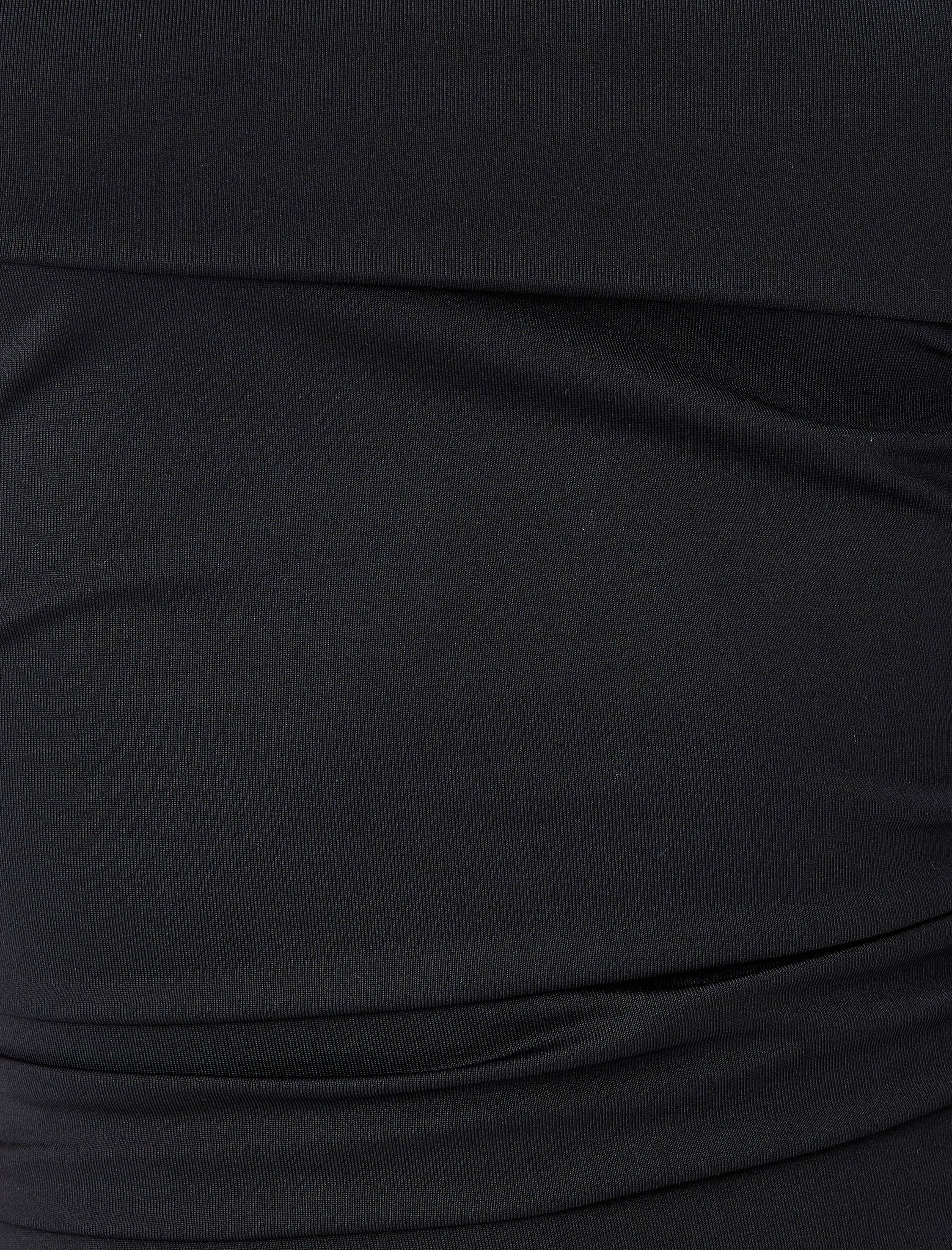   Madonna Yaka Omzu Açık Drapeli Slim Fit Mini Slip Elbise