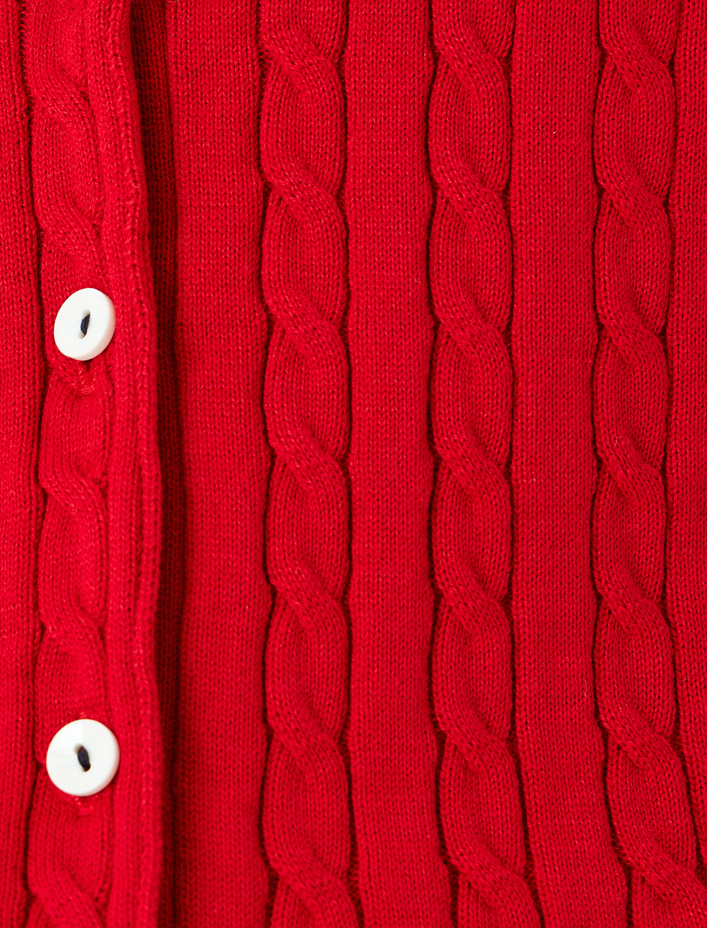 Kısa Kollu Düğmeli Saç Örgü Polo Yaka Triko Hırka