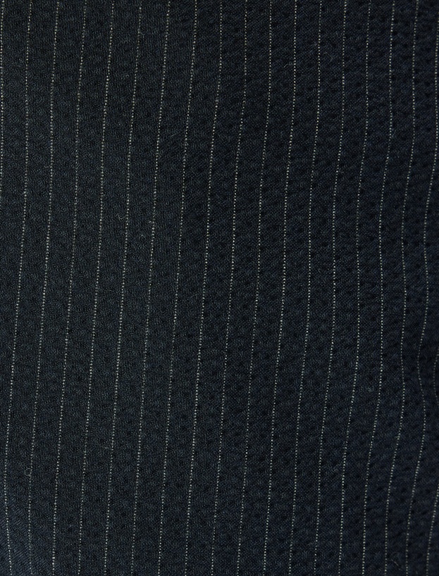 Katlamalı Paça Viskon Karışımlı Düğmeli Beli Bağcıklı Slim Fit Pantolon_5
