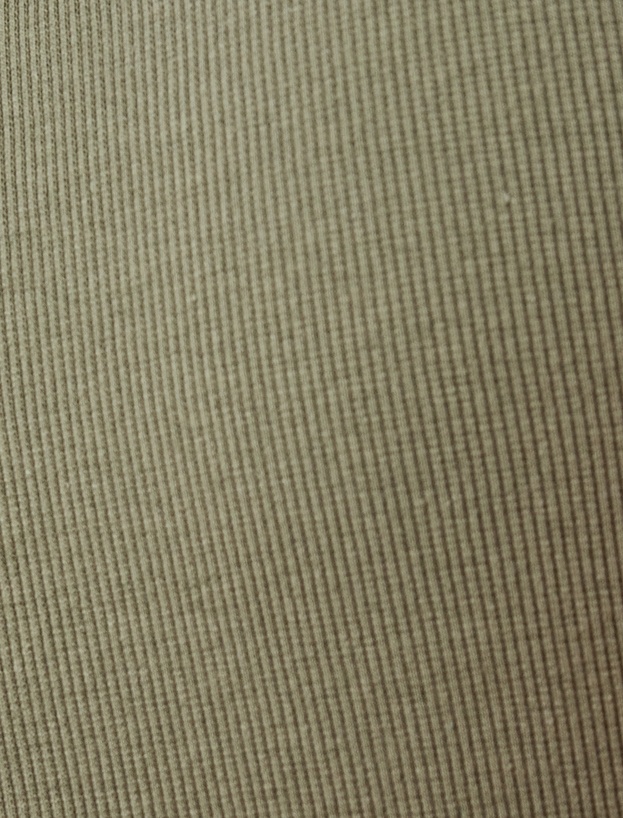 Bisiklet Yaka Slim Fit Kolsuz Fitilli Basic Atlet_5
