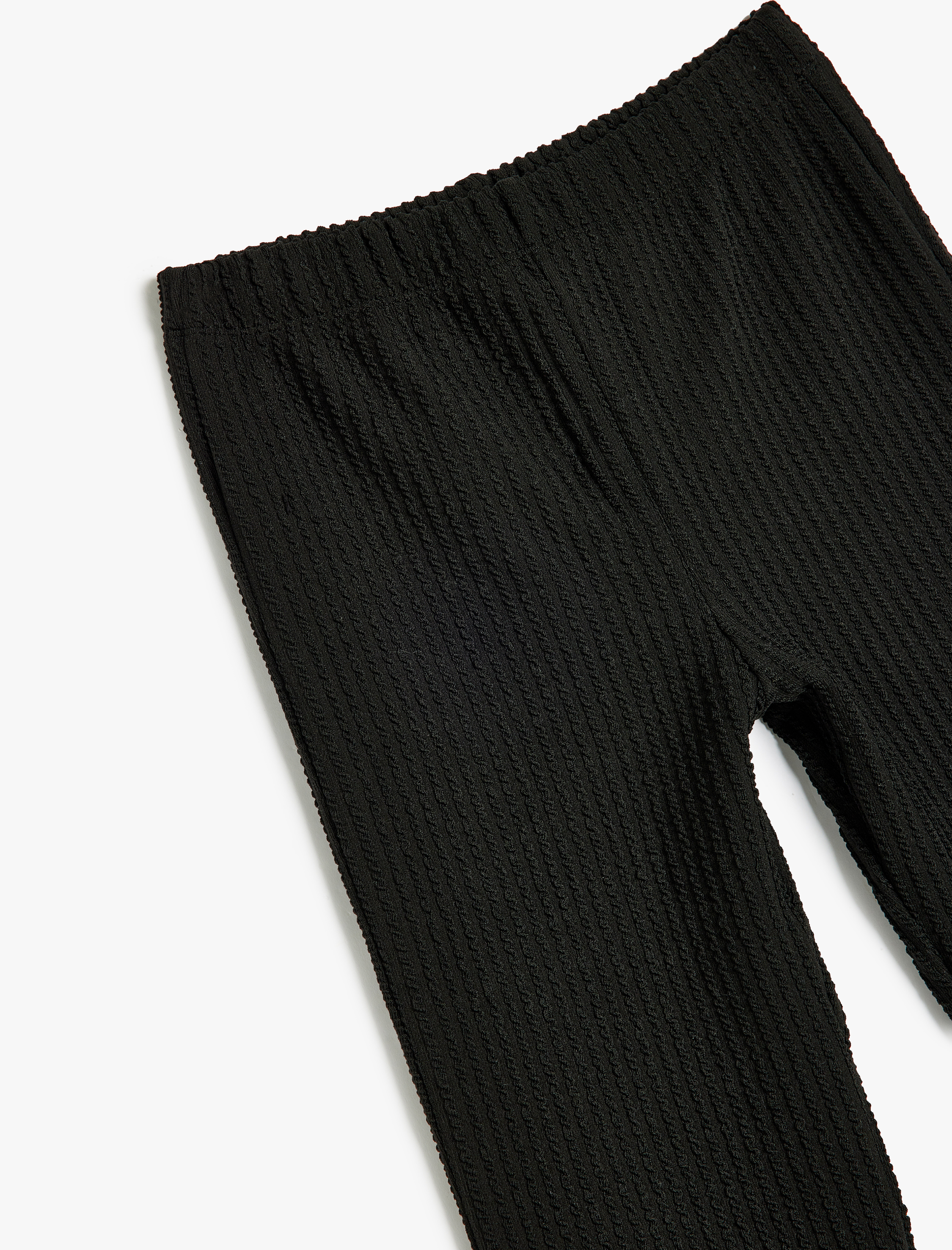  Kız Çocuk Beli Lastikli Rahat Kesim İspanyol Paça Pantolon