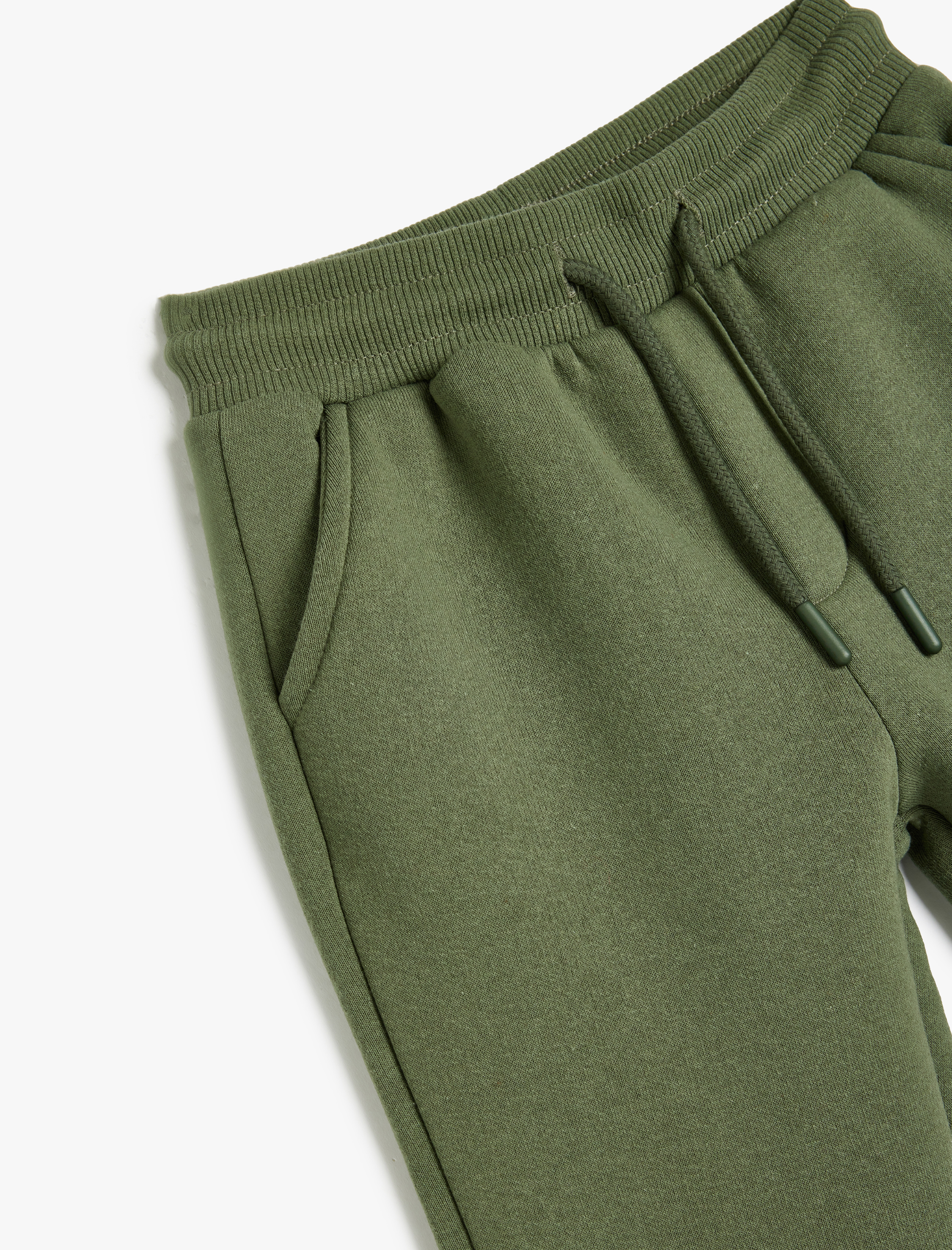  Erkek Çocuk Beli Bağlamalı Cep Detaylı Şardonlu Basic Jogger Eşofman Altı