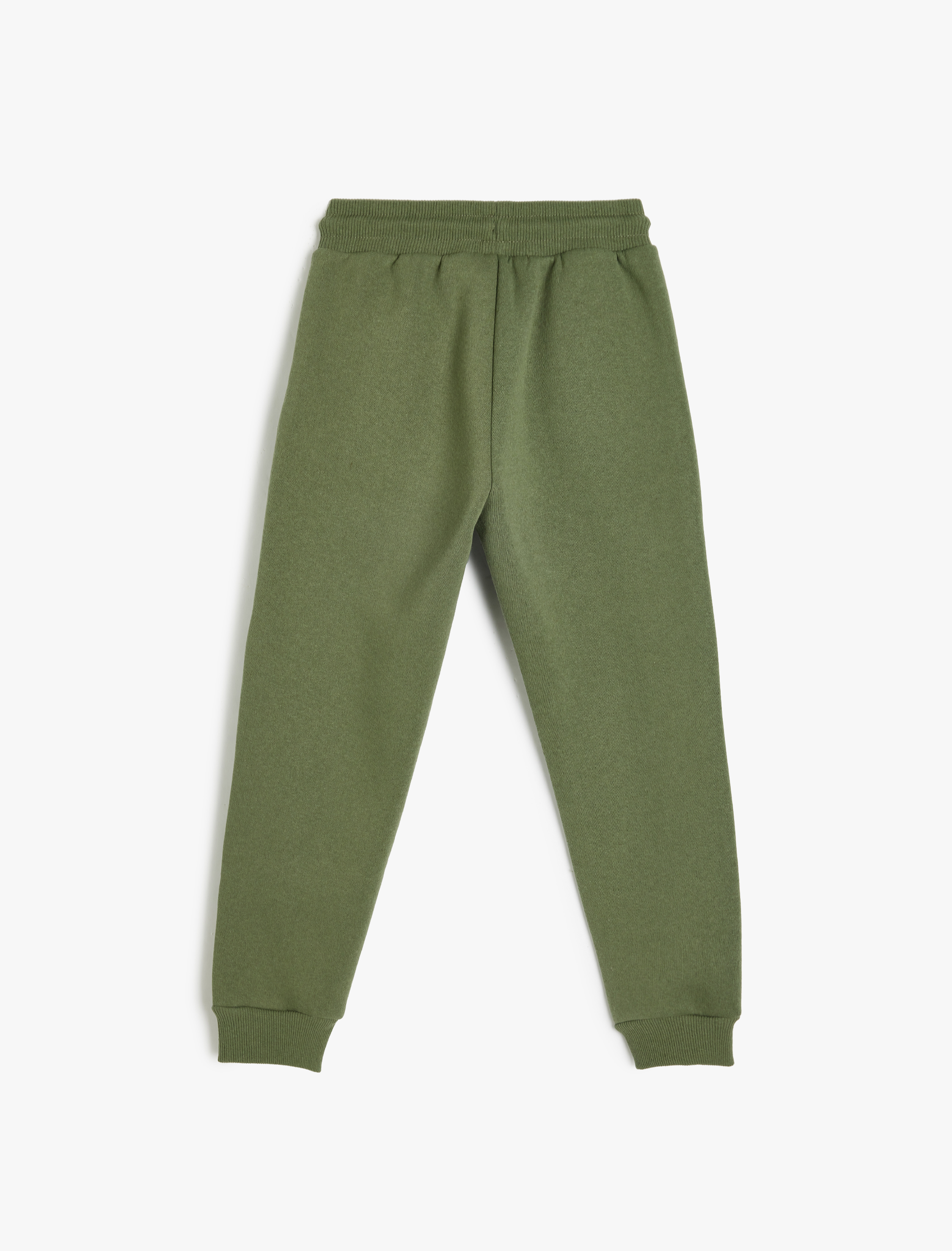  Erkek Çocuk Beli Bağlamalı Cep Detaylı Şardonlu Basic Jogger Eşofman Altı