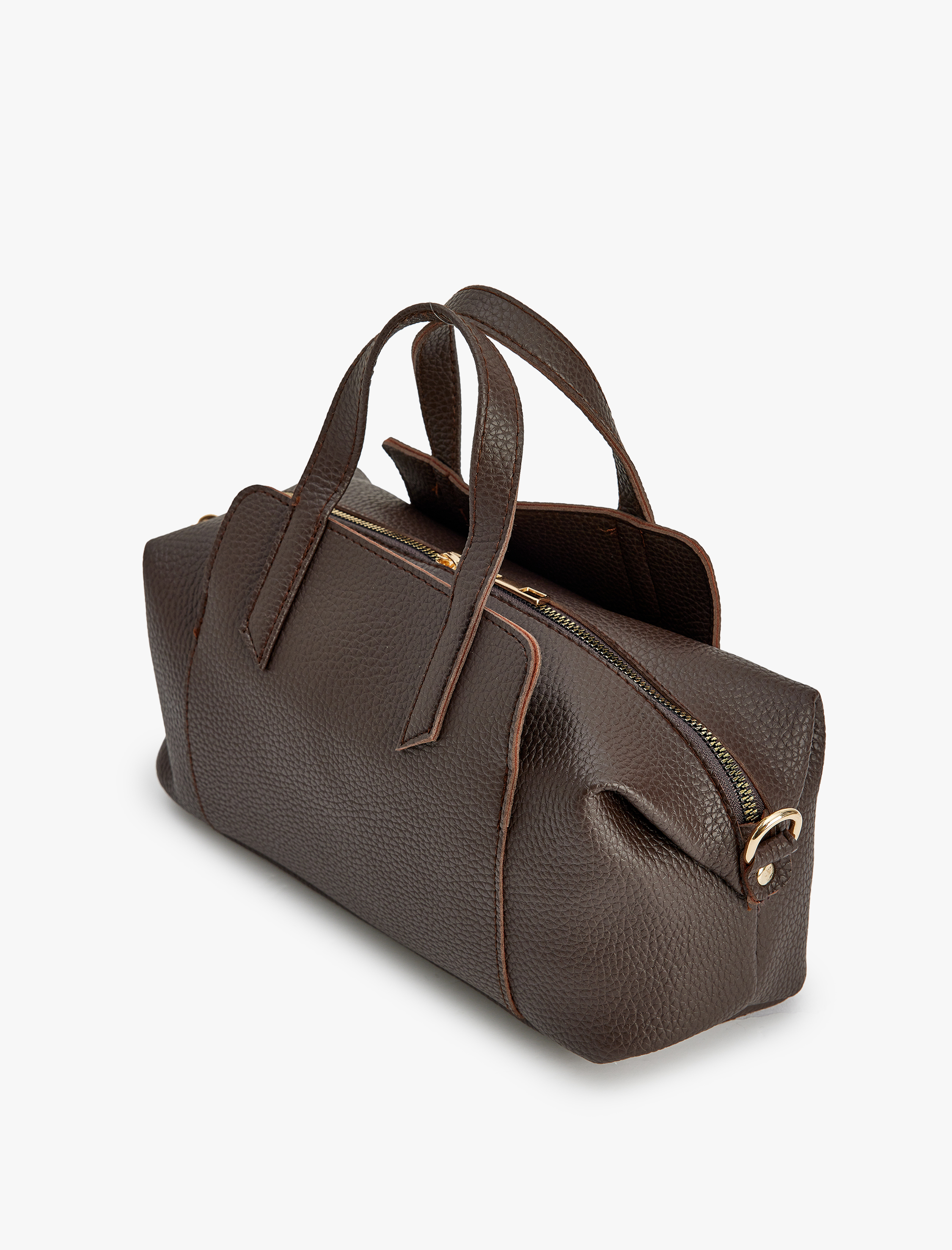  Kadın Omuz Çantası Suni Deri Saplı Fermuarlı