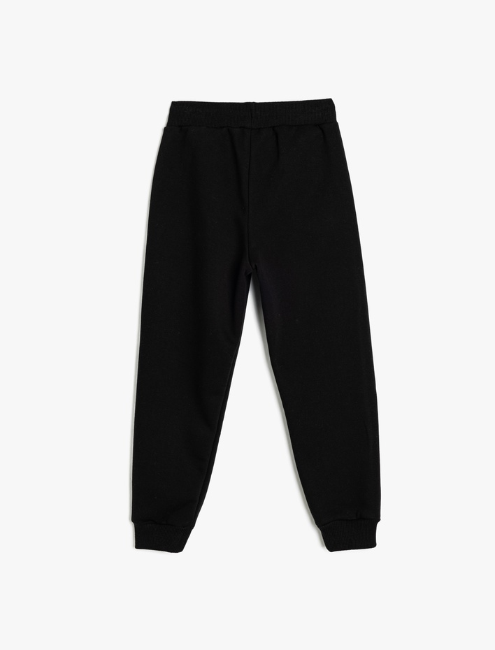 Erkek Çocuk Cep Detaylı Pamuklu Beli Lastikli Eşofman Altı