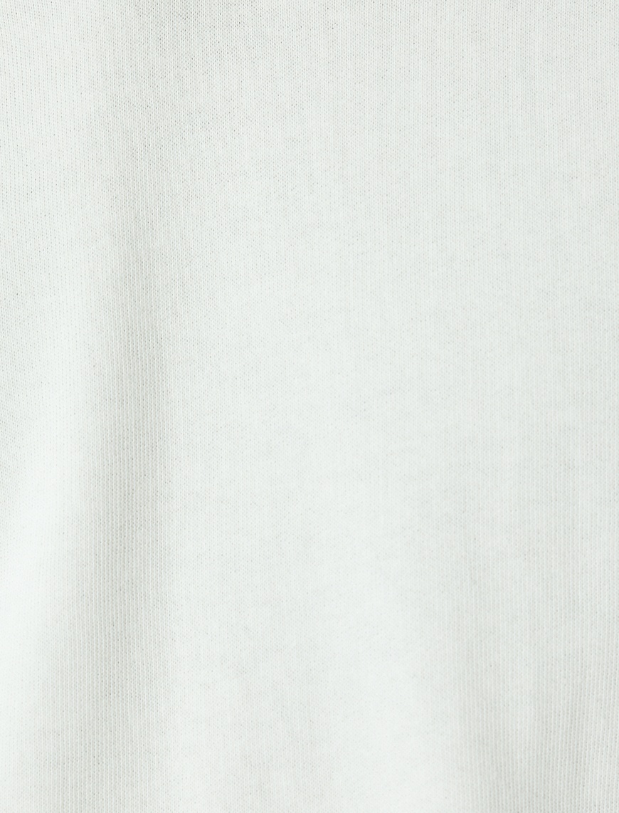   Uzun Kollu Basic Polo Yaka Sweatshirt