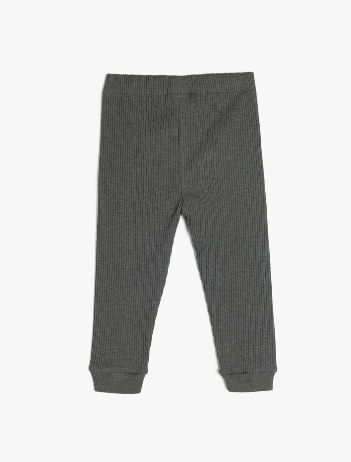 Erkek Bebek Beli Bağlamalı Pamuklu Jogger Eşofman Altı