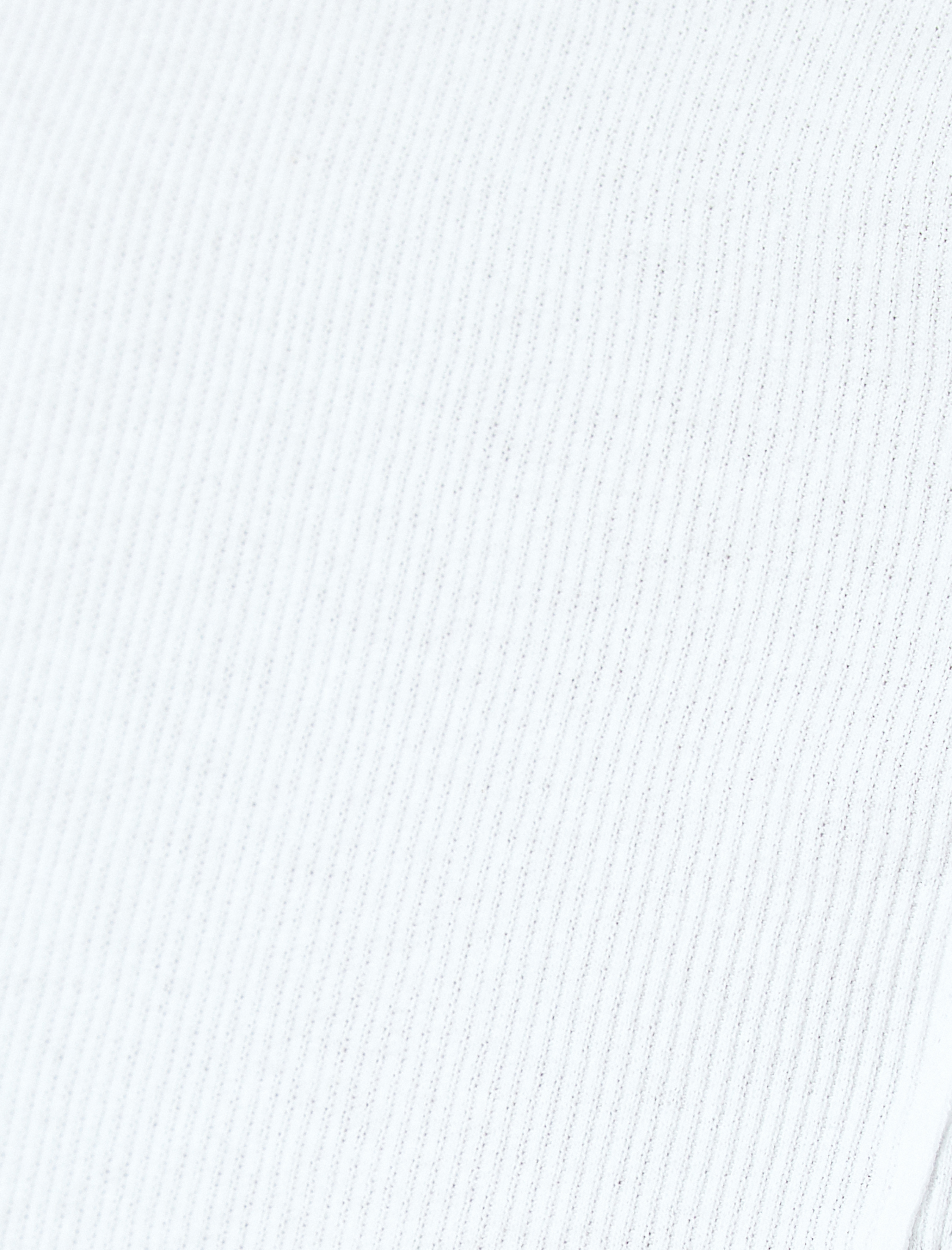   Pamuklu Dik Yaka Uzun Kollu Slim Fit Basic Fitilli Tişört