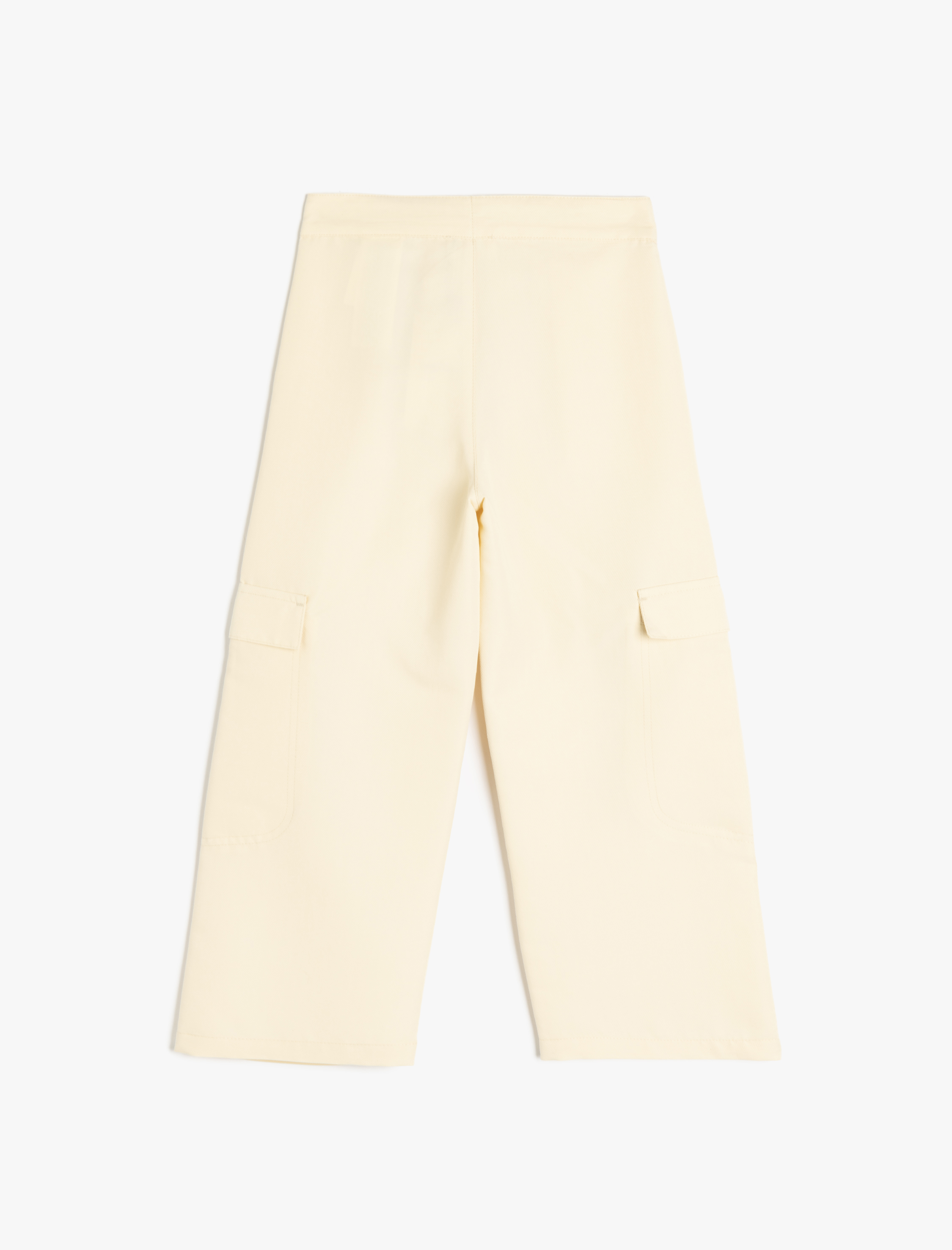  Kız Çocuk Cep Detaylı Kargo Pantolon