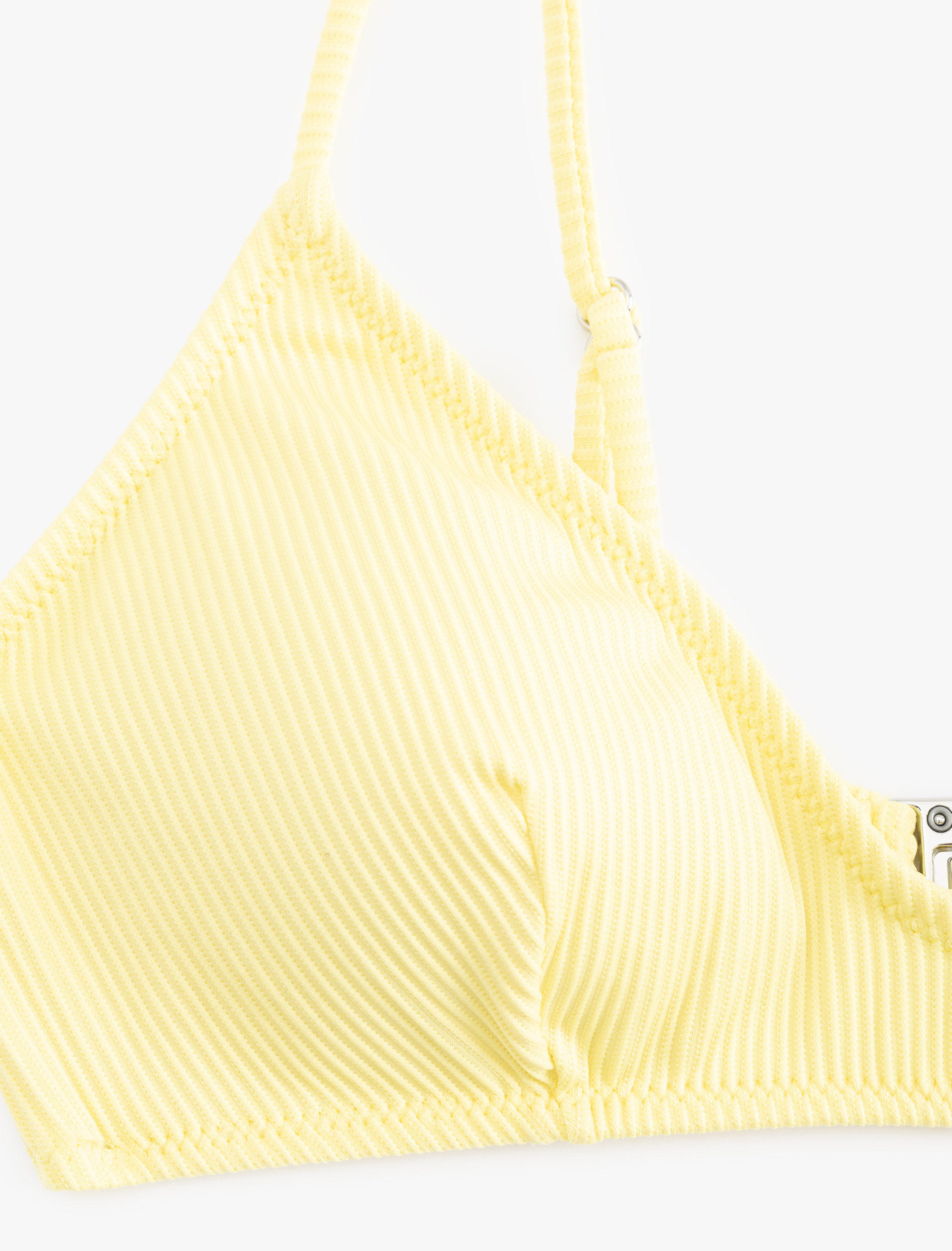 Koton X Sibil Çetinkaya - Dokulu Fitilli Bralet Bikini Üstü