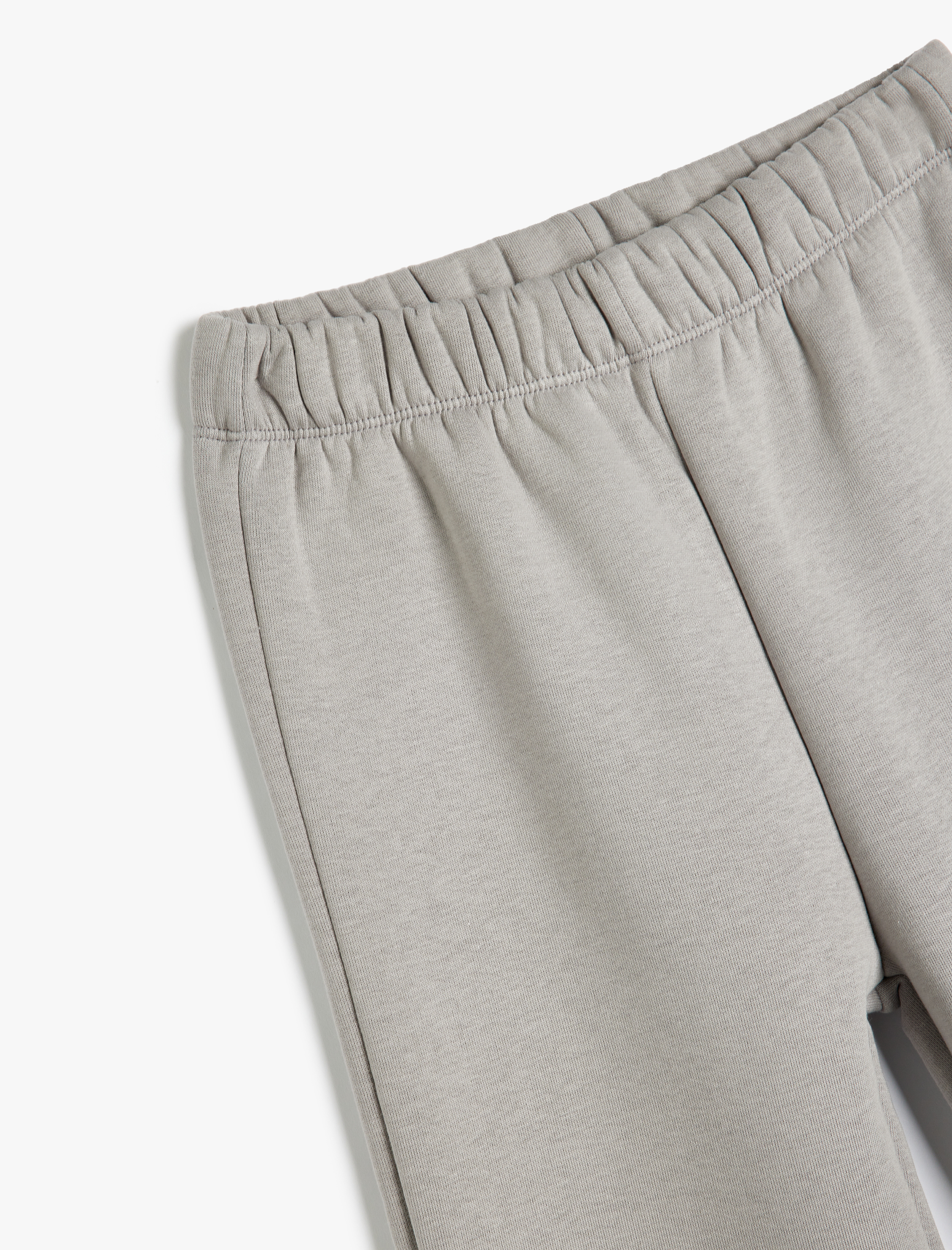  Kız Çocuk Beli Lastikli Şardonlu Basic Jogger Eşofman Altı