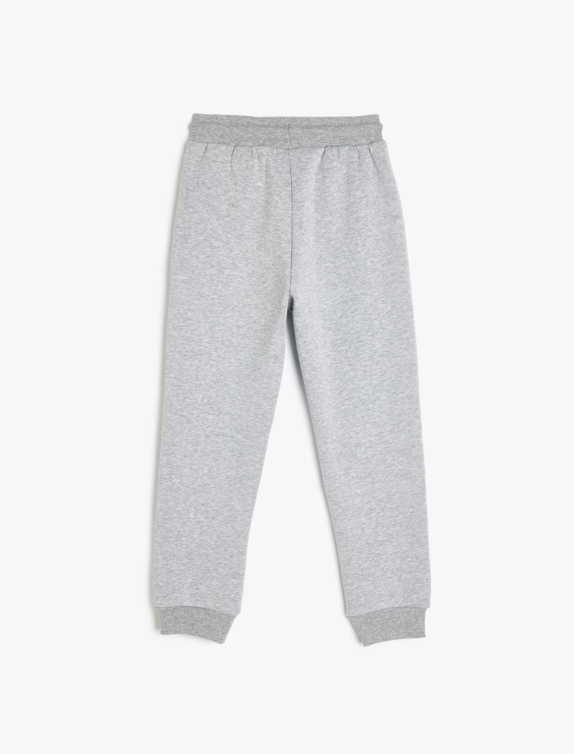  Erkek Çocuk Cep Detaylı Beli Lastikli Pamuklu Şardonlu Jogger Eşofman Altı