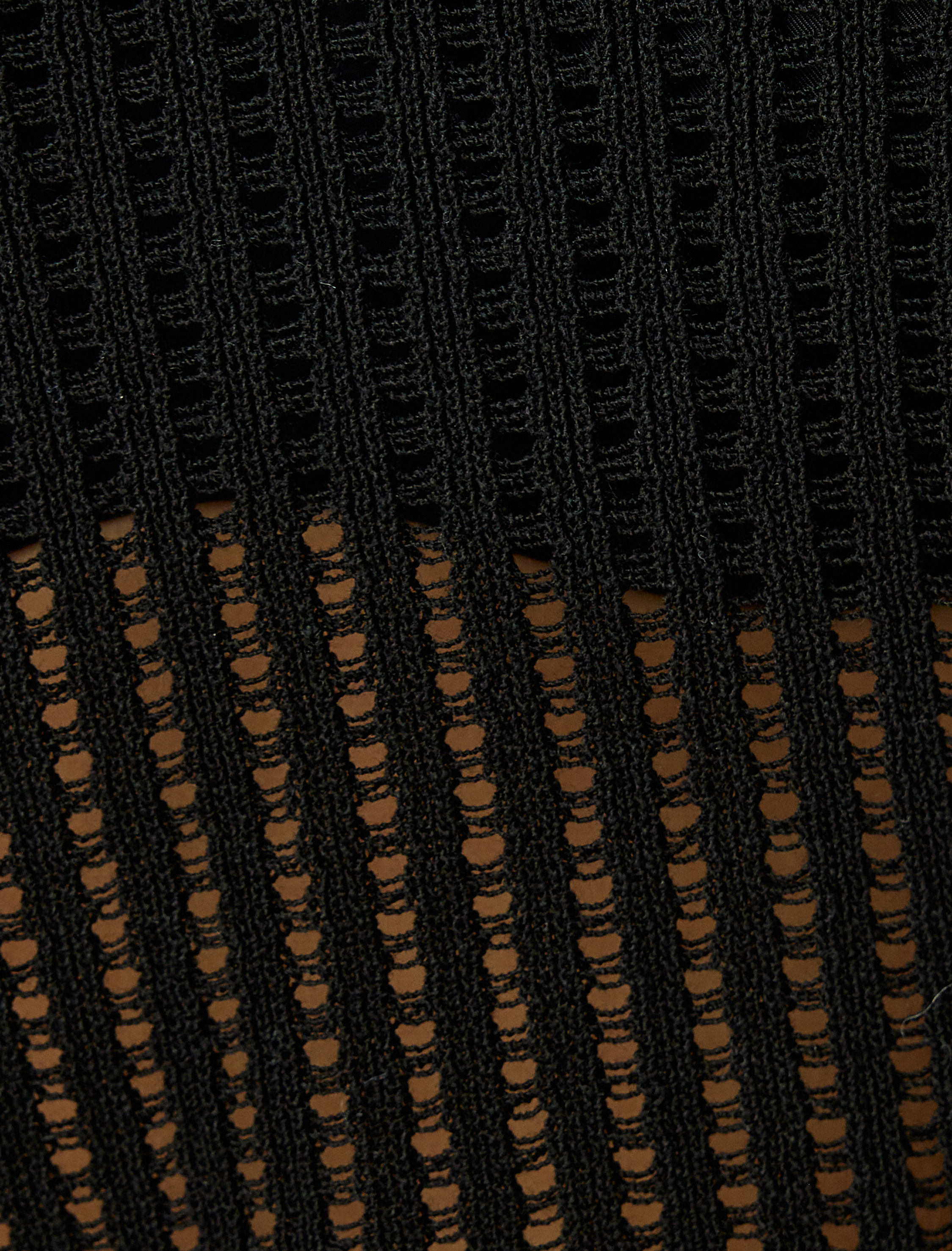   Aplike Detaylı Düğmeli Kısa Kollu Ajurlu Polo Yaka Kroşe Kazak