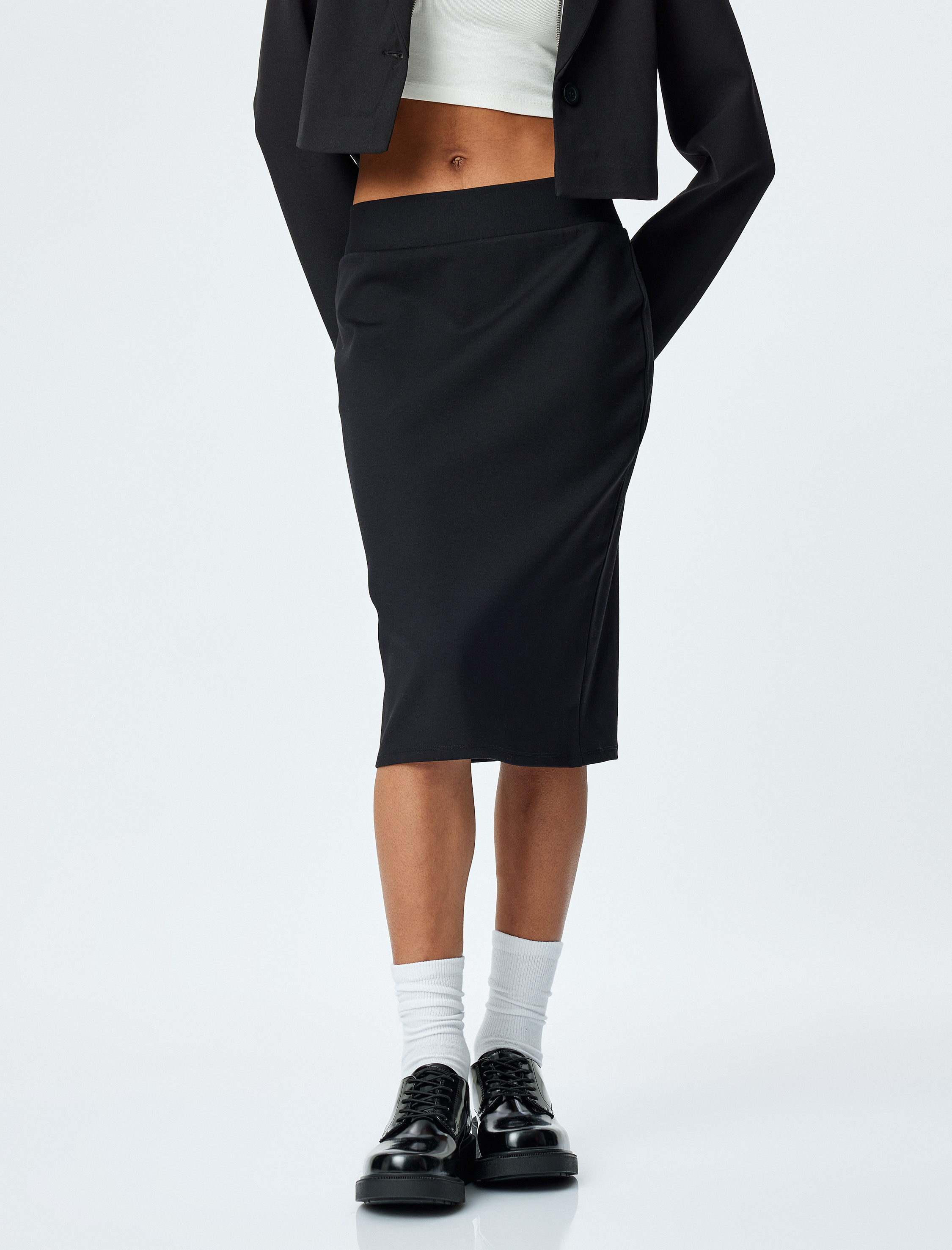 Standart Bel Slim Fit Midi Boy Kalem Etek