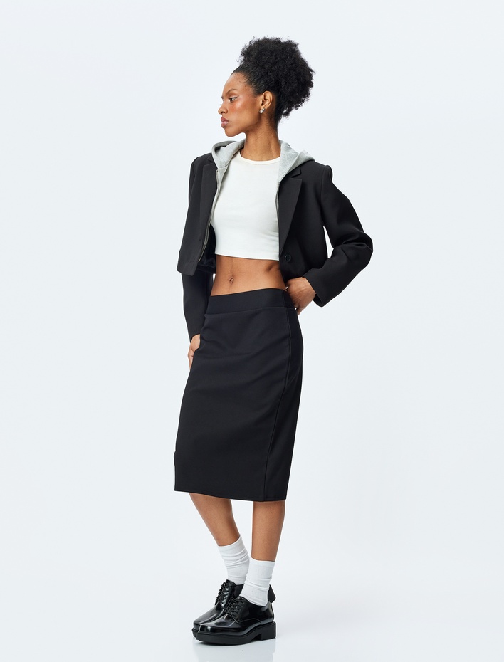  Standart Bel Slim Fit Midi Boy Kalem Etek