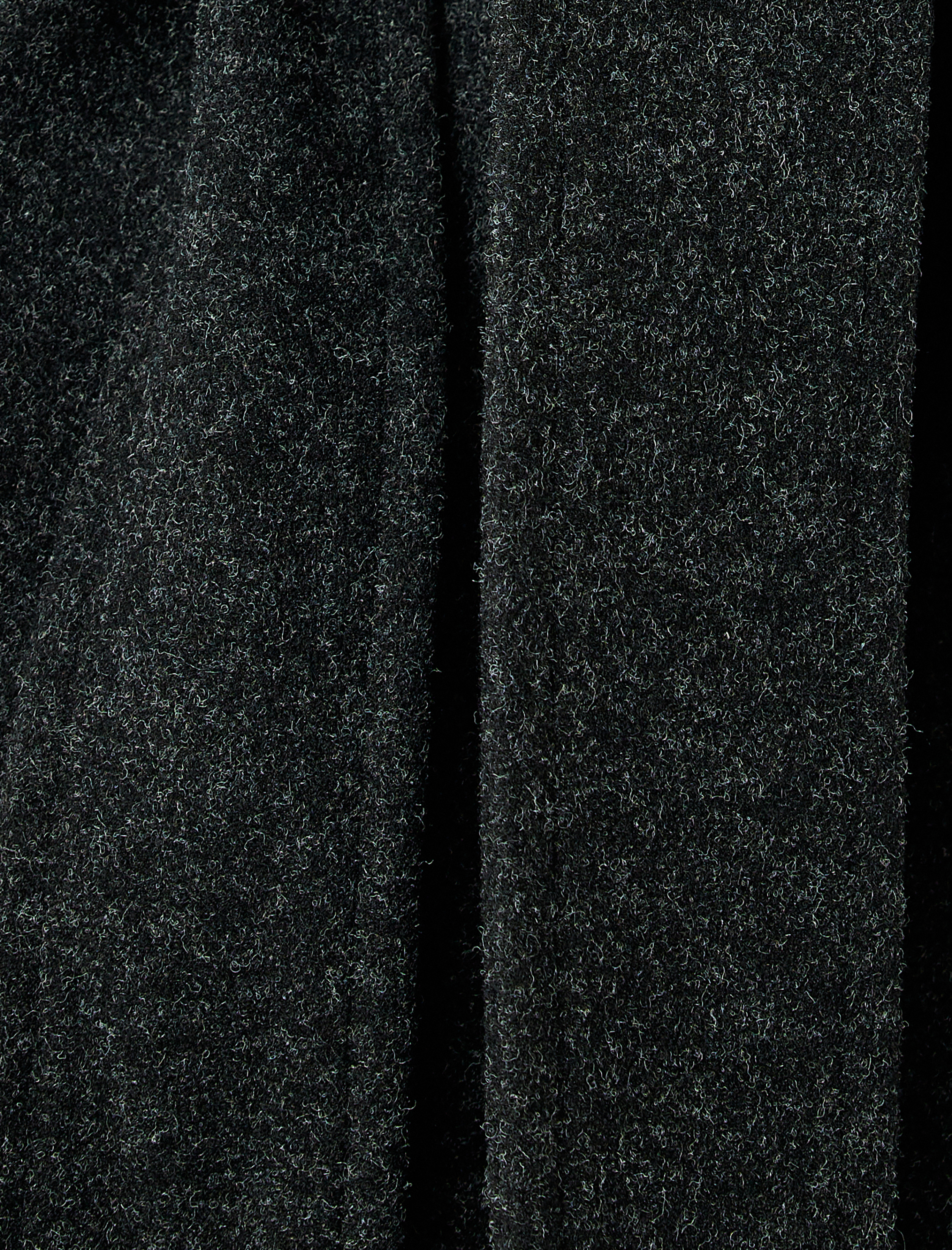   Cepli Kemer Detaylı Kruvaze Uzun Kaban