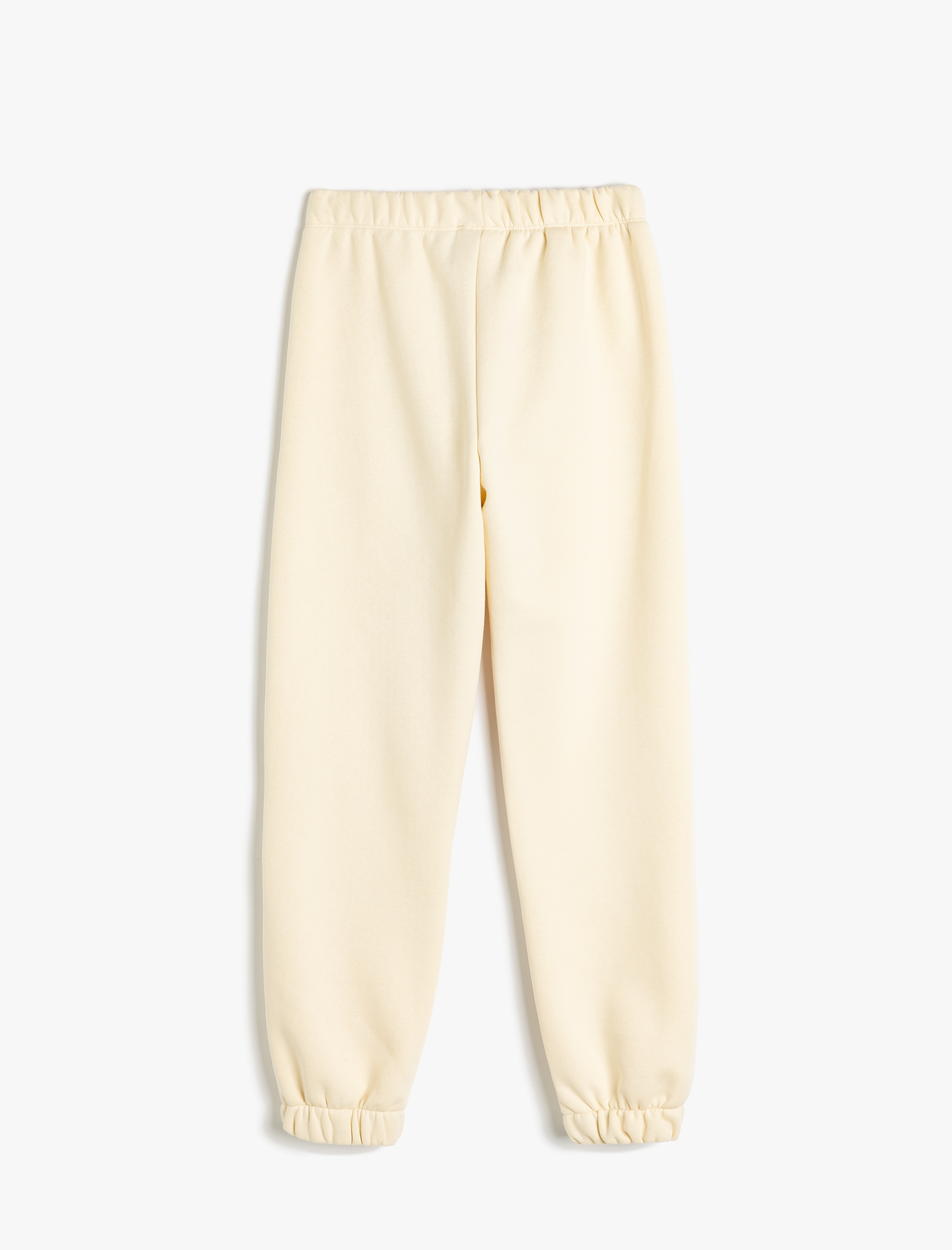  Kız Çocuk Beli Lastikli Şardonlu Basic Jogger Eşofman Altı