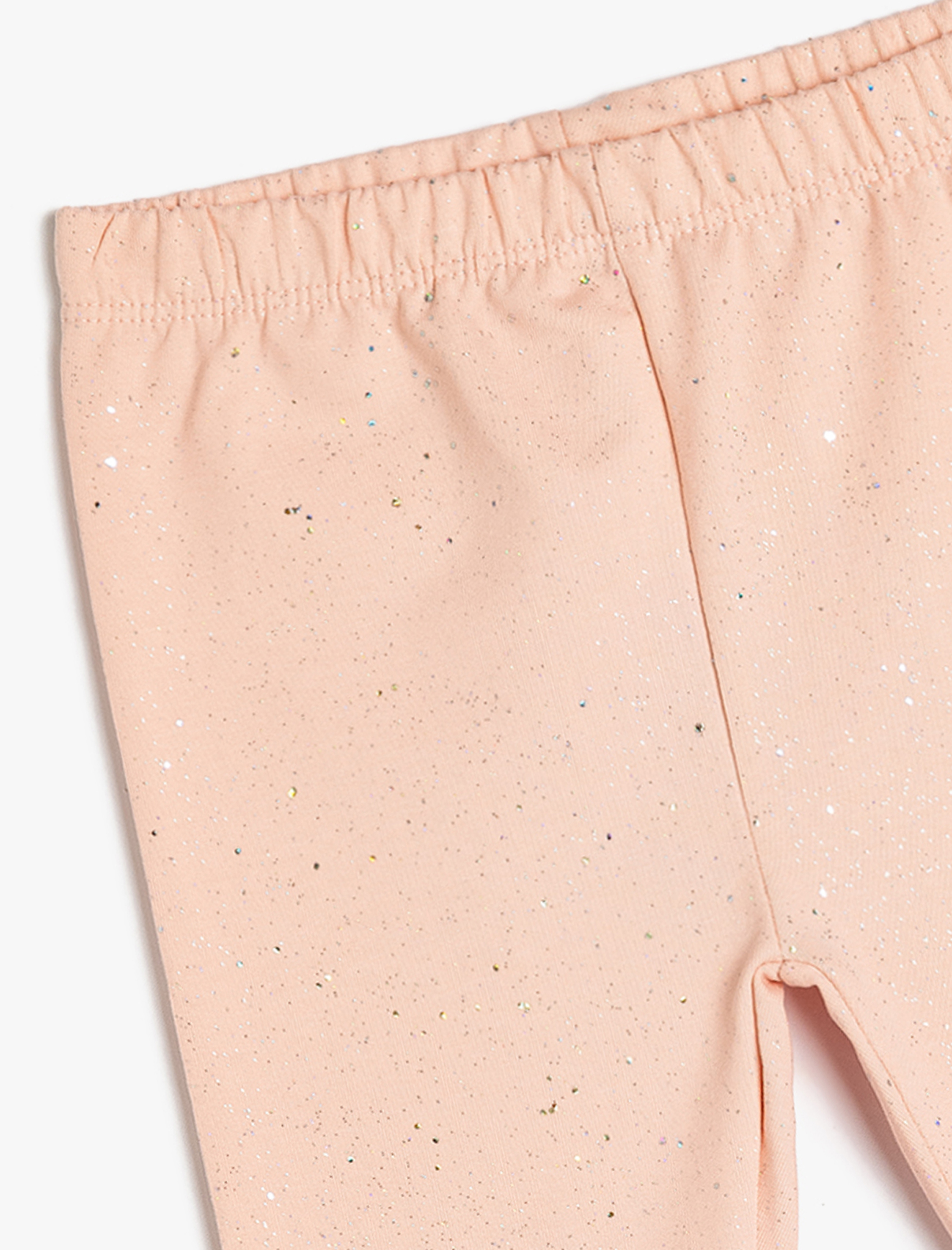  Kız Bebek Pamuklu Beli Lastikli Basic Tayt