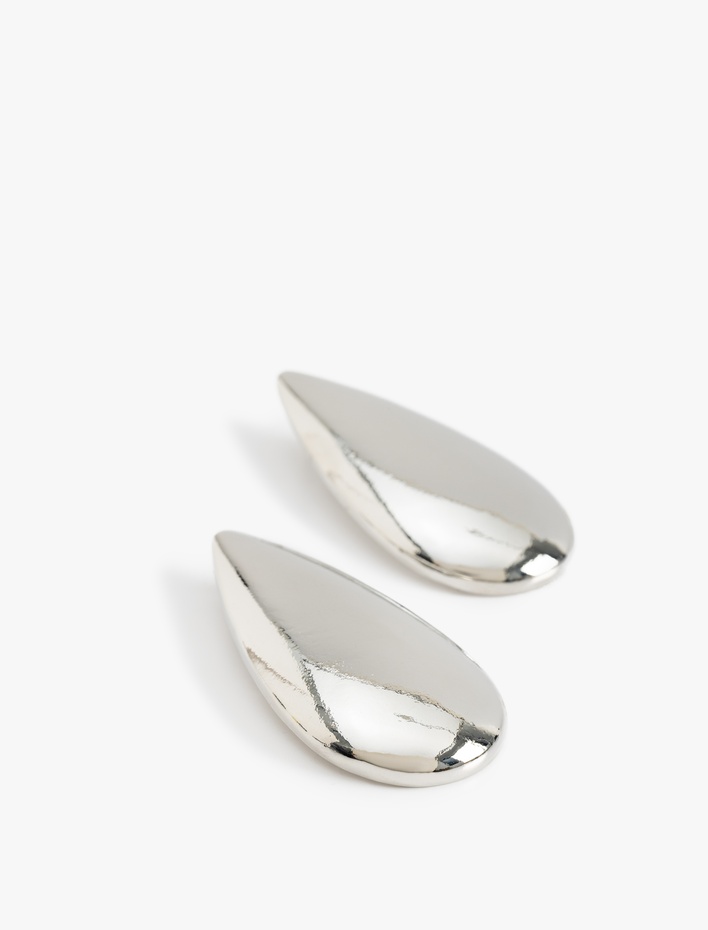 Kadın Damla Küpe Büyük Boy - Koton X Melis Ağazat