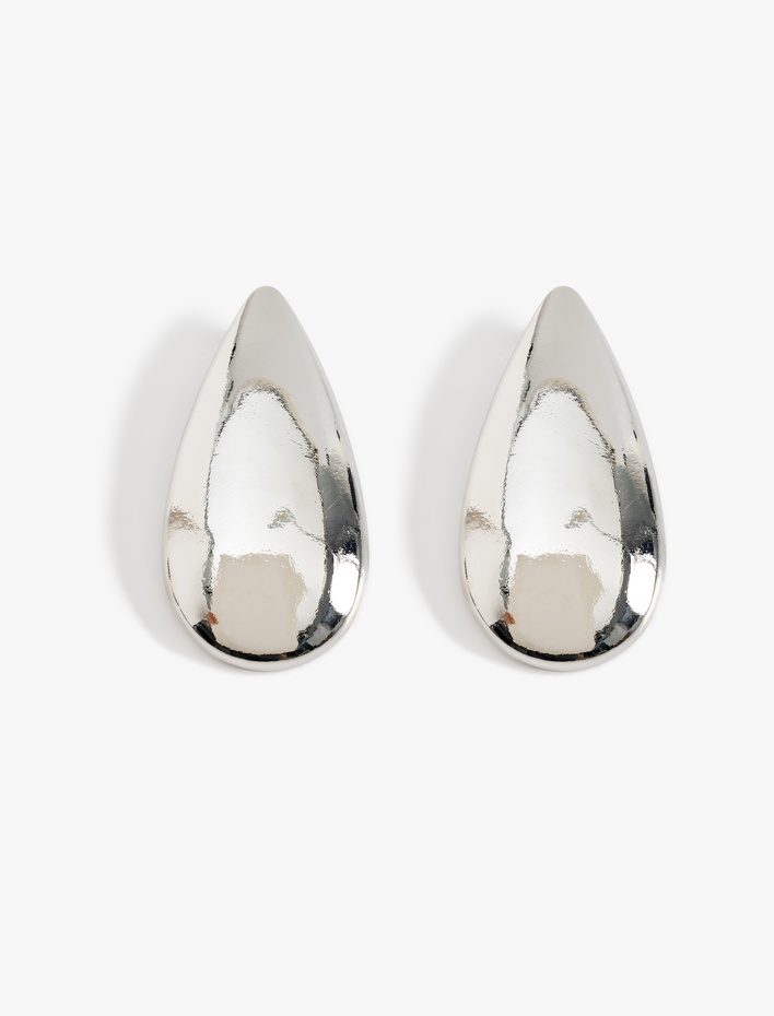 Kadın Damla Küpe Büyük Boy - Koton X Melis Ağazat