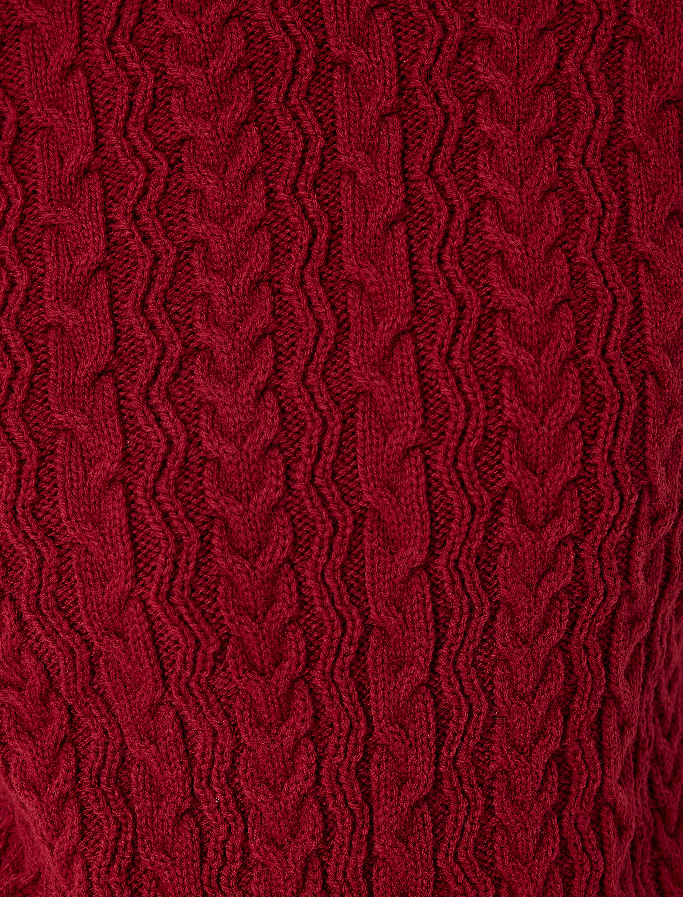   Bisiklet Yaka Saç Örgülü Triko Kazak