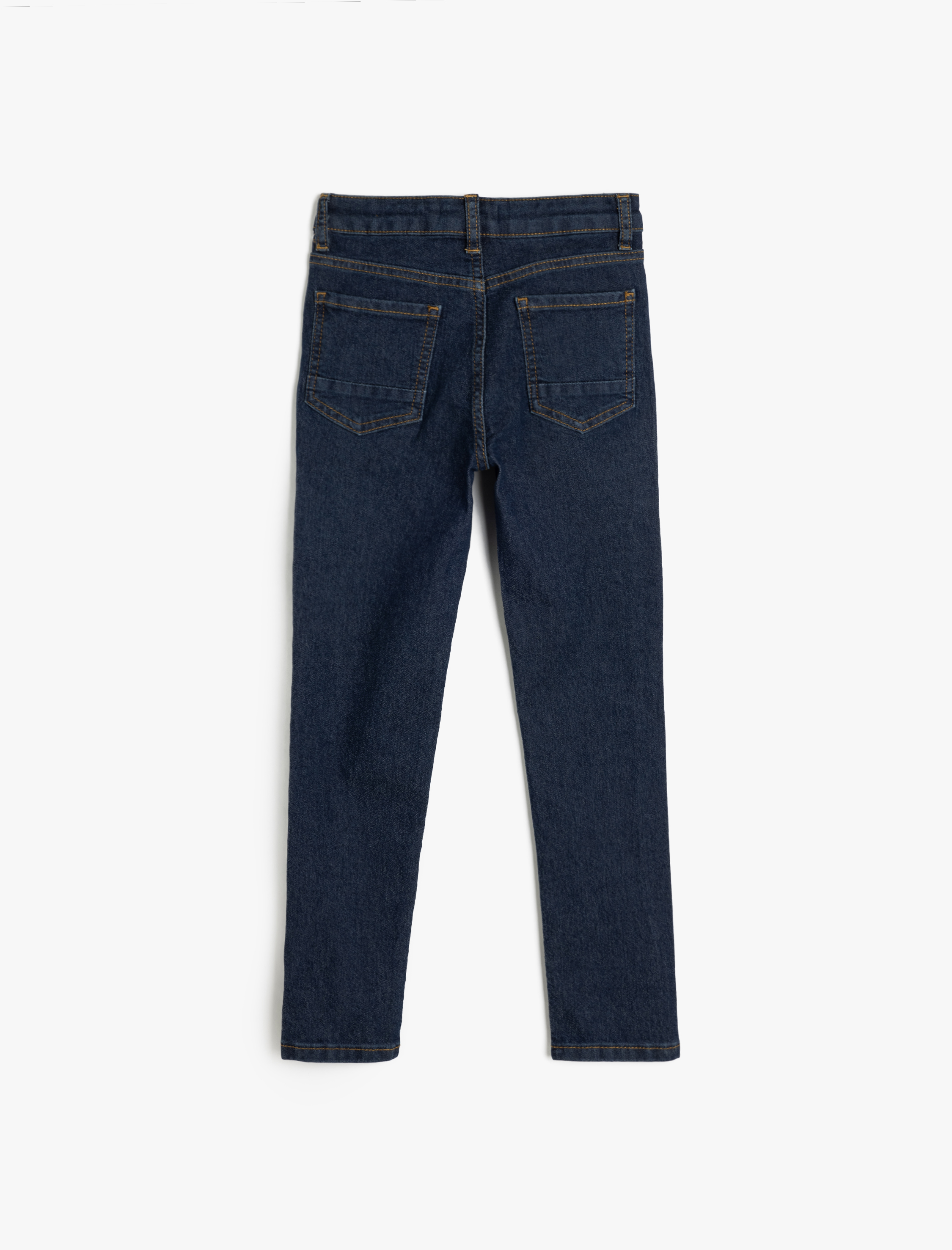  Erkek Çocuk Ayarlanabilir Lastikli Pamuklu Denim Pantolon