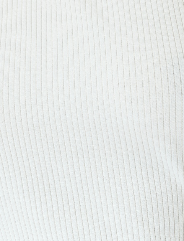 Halter Yaka Pencere Detaylı Kolsuz Midi Elbise_5