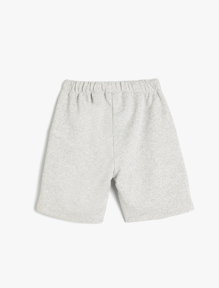 Erkek Çocuk Beli Bağlamalı Köpek Balığı Baskılı Şort