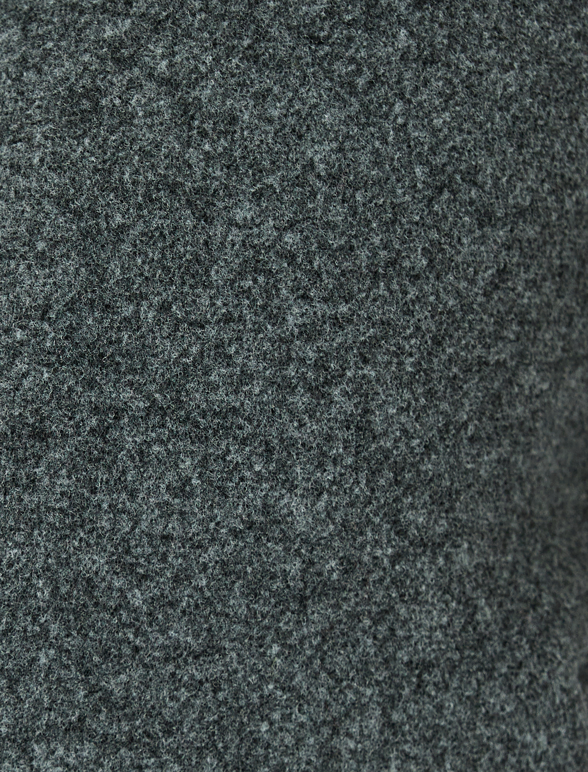   Fermuarlı Slim Fit Dik Yaka Uzun Kollu Sweatshirt