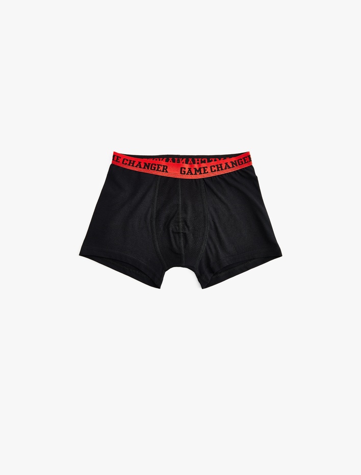 Erkek Çocuk Beli Lastikli Pamuklu 3'lü Boxer Seti
