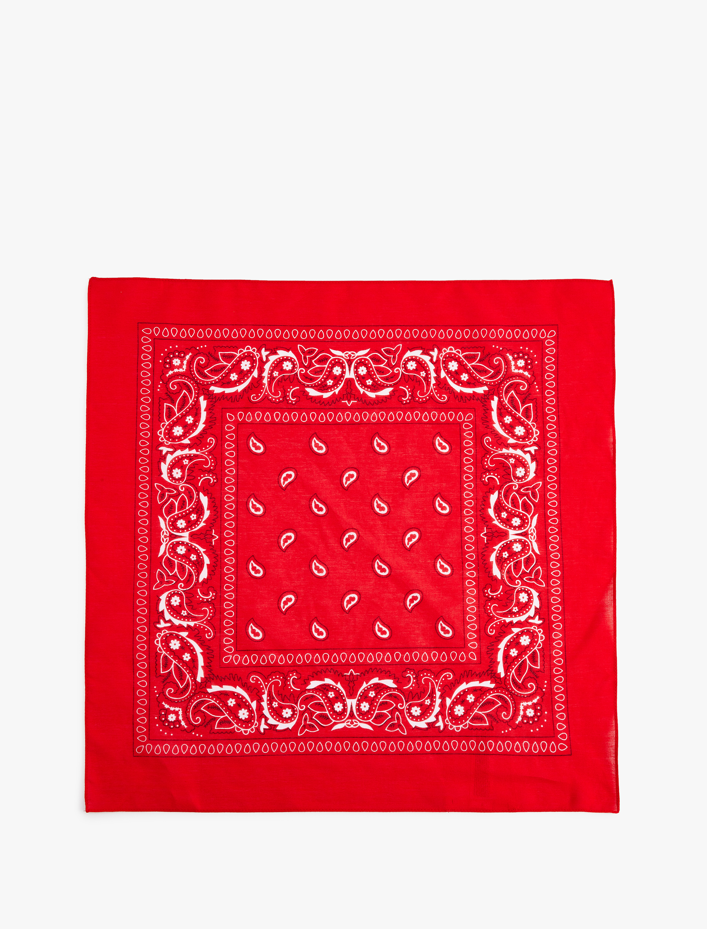  Kadın Desenli Kare Şal