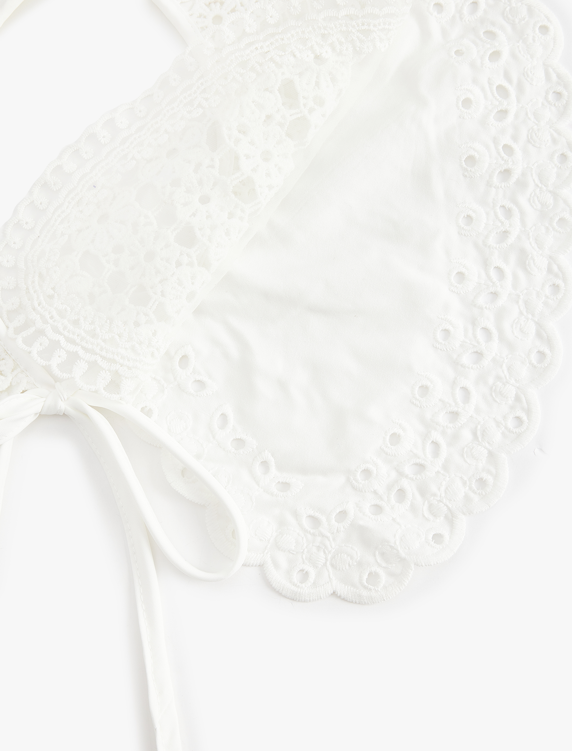  Kadın Bağlamalı İşlemeli Fisto Çıkarılabilir Yaka