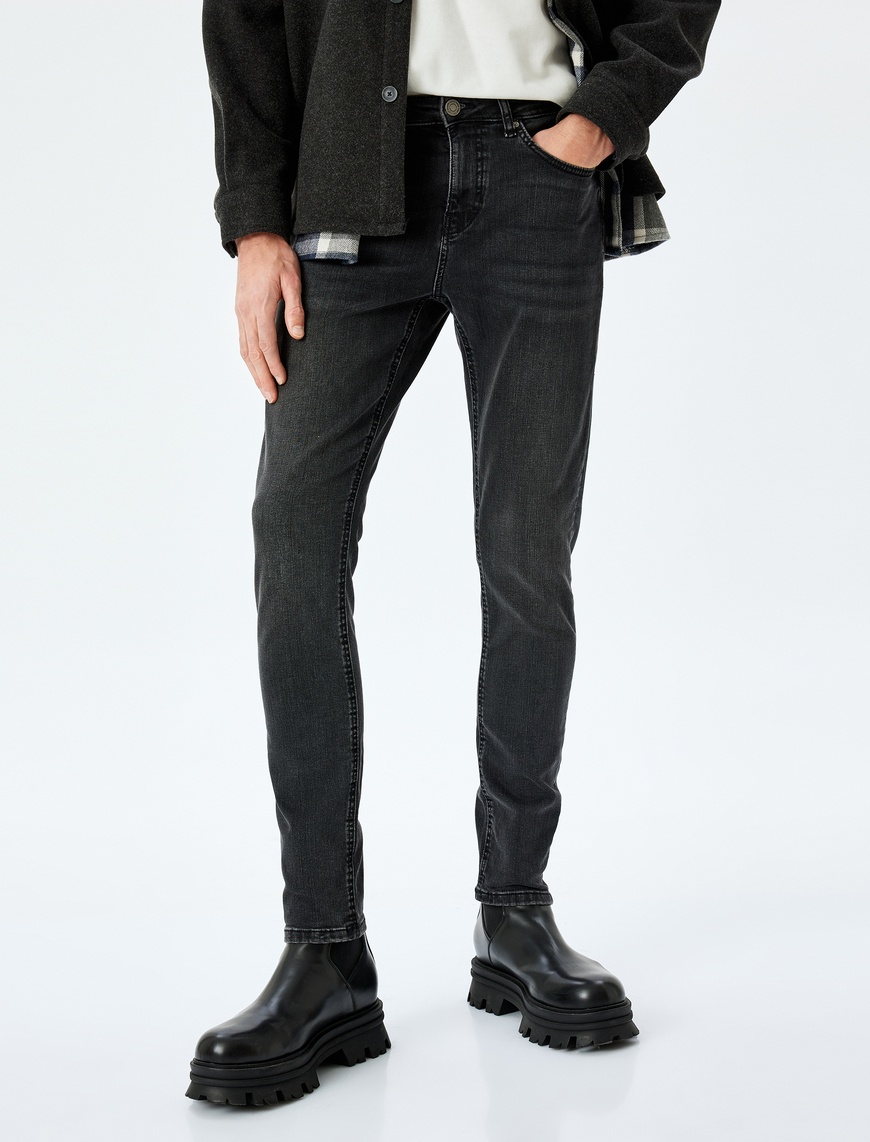   Pamuklu Slim Fit Jean Pantolon - Brad Jean