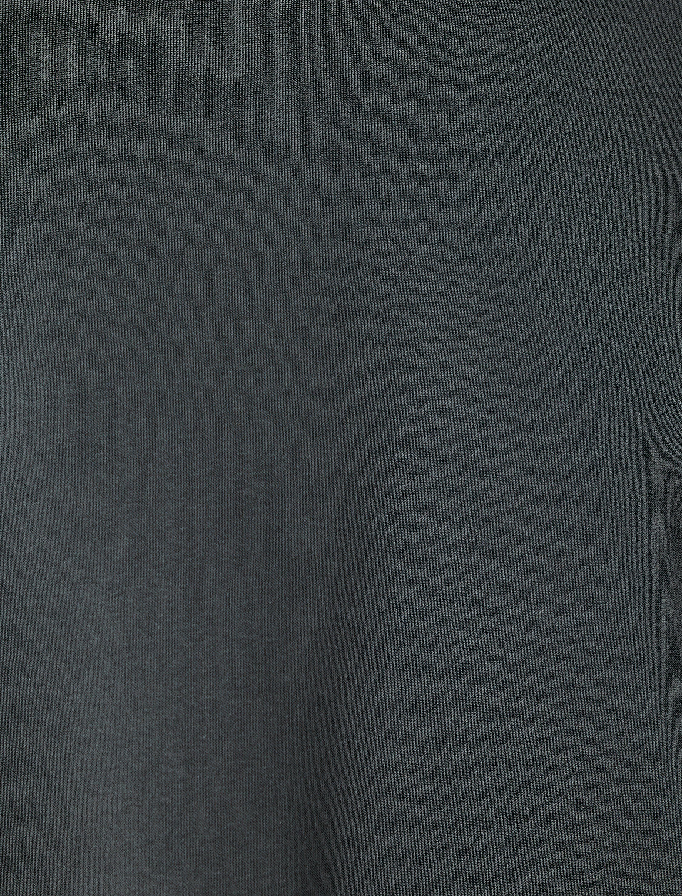   Kısa Kollu Etiket Detaylı Tok Kumaş Bisiklet Yaka Oversize Tişört