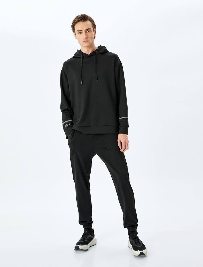  Beli Bağcıklı Lastikli Paça Jogger Spor Eşofman Altı