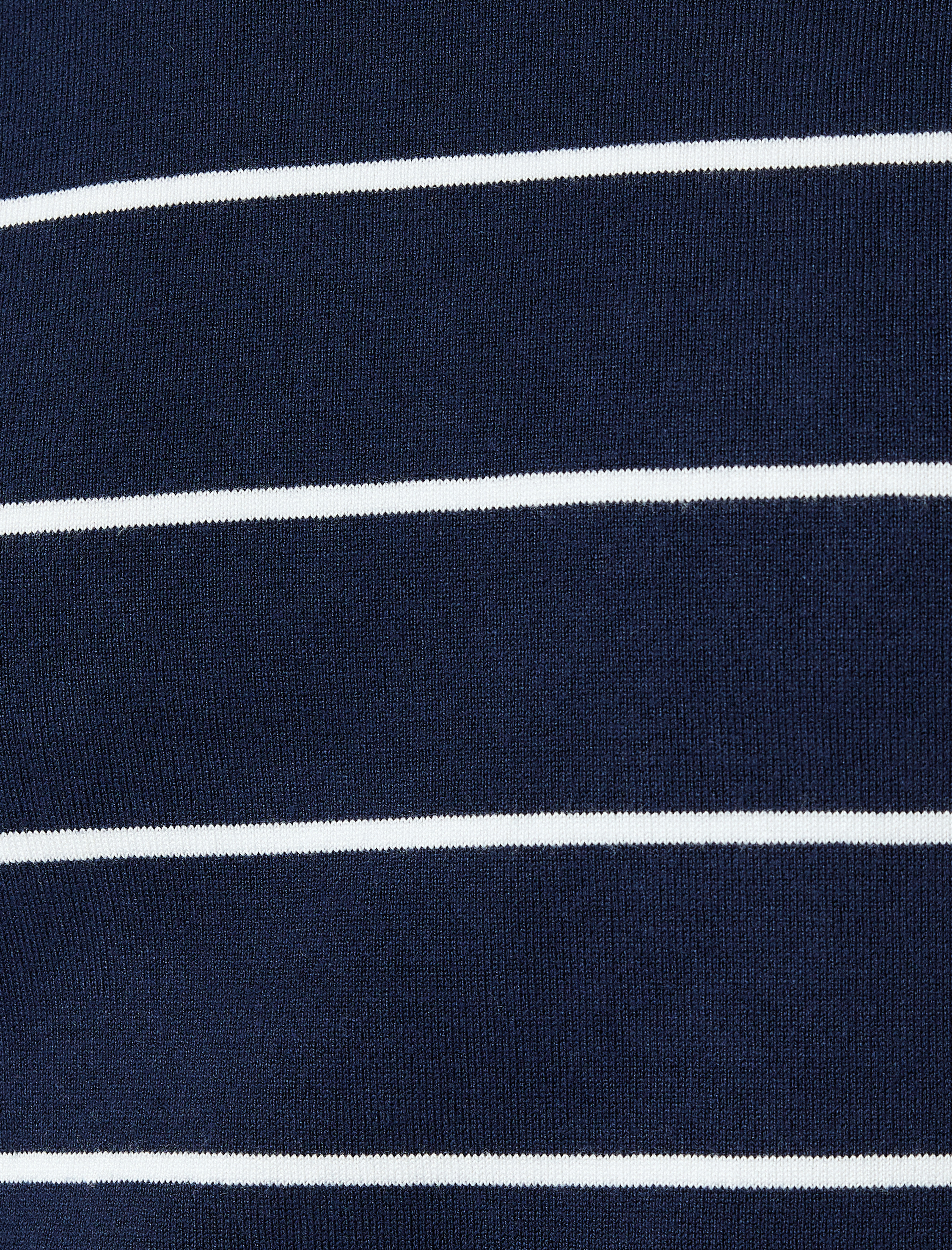   Çizgili Bisiklet Yaka Viskon Kısa Kollu Triko Tişört