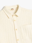 Qısaqol Pambıq Polo Boyun Böyük Boy T-shirt