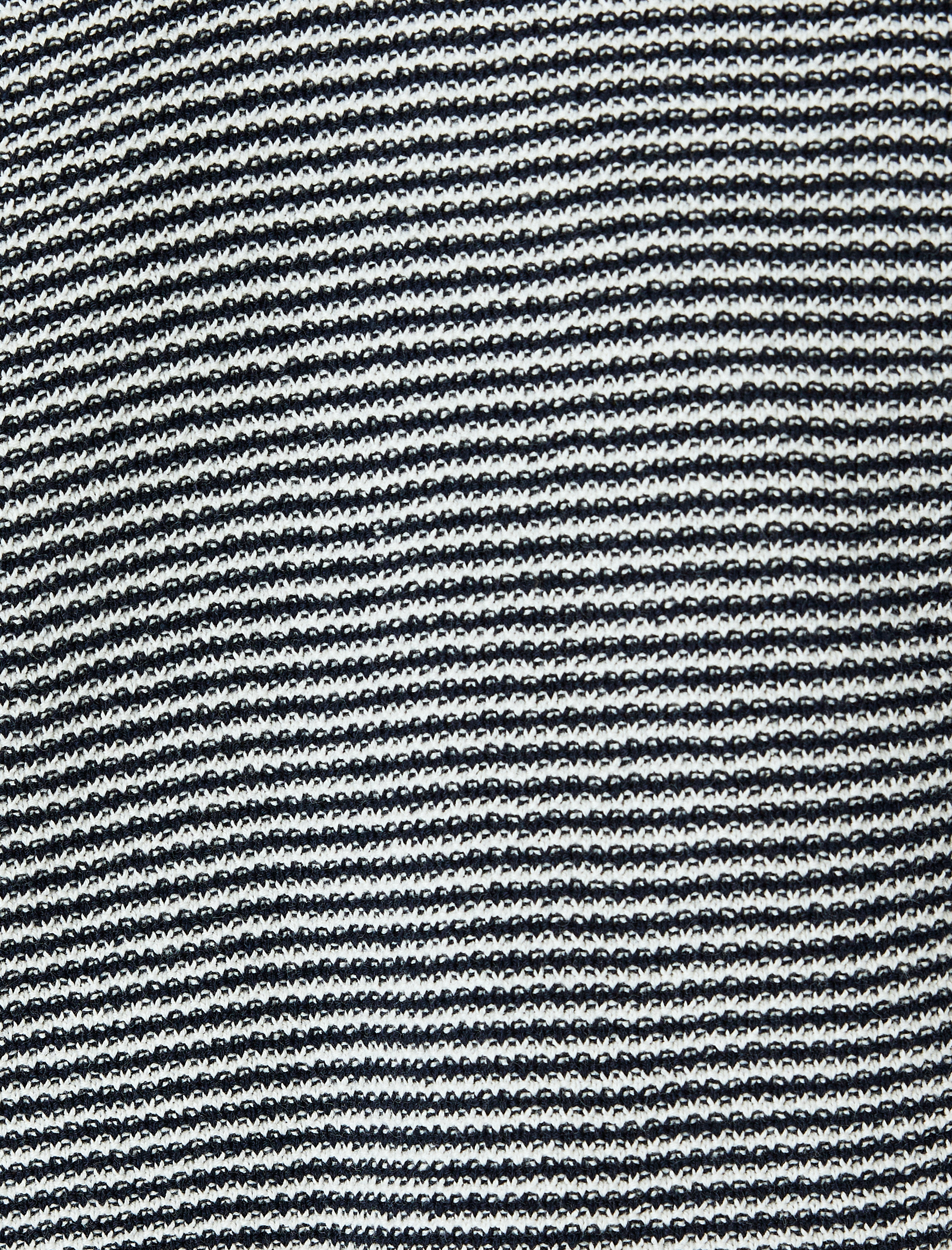 Polo Yaka Pamuklu Çizgili Kısa Kollu Triko Tişört