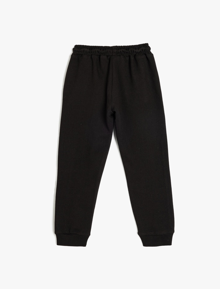 Erkek Çocuk Basic Eşofman Altı Beli Bağlamalı Cep Detaylı Pamuklu