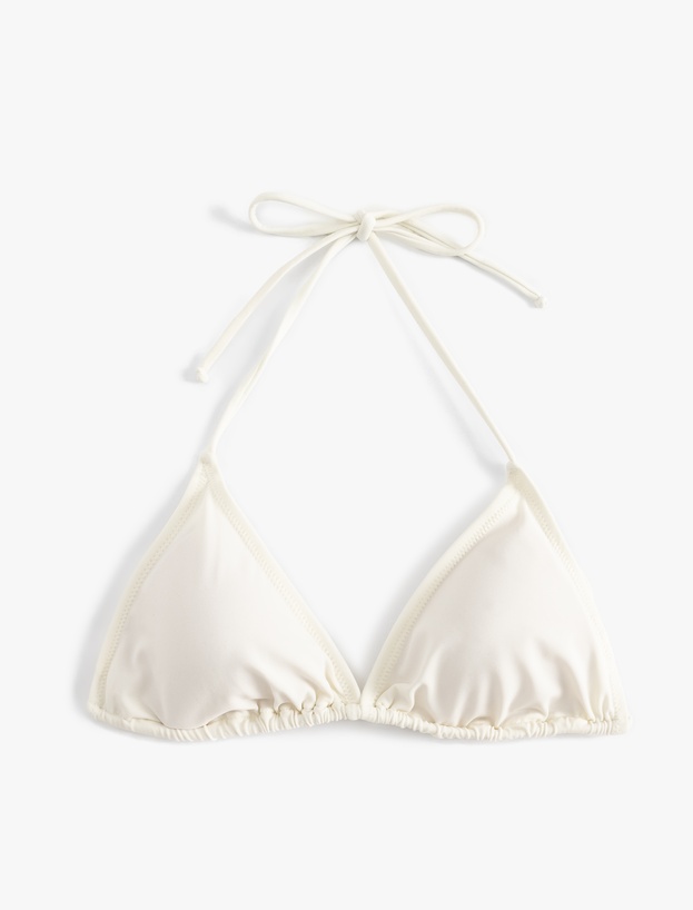 Astarlı Pedli İpli Üçgen Bikini Üstü_0