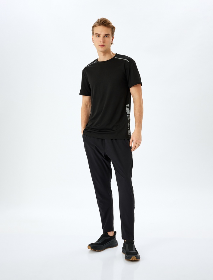  Fermuarlı Cepli Lastikli Paça Beli Bağcıklı Jogger Spor Eşofman Altı