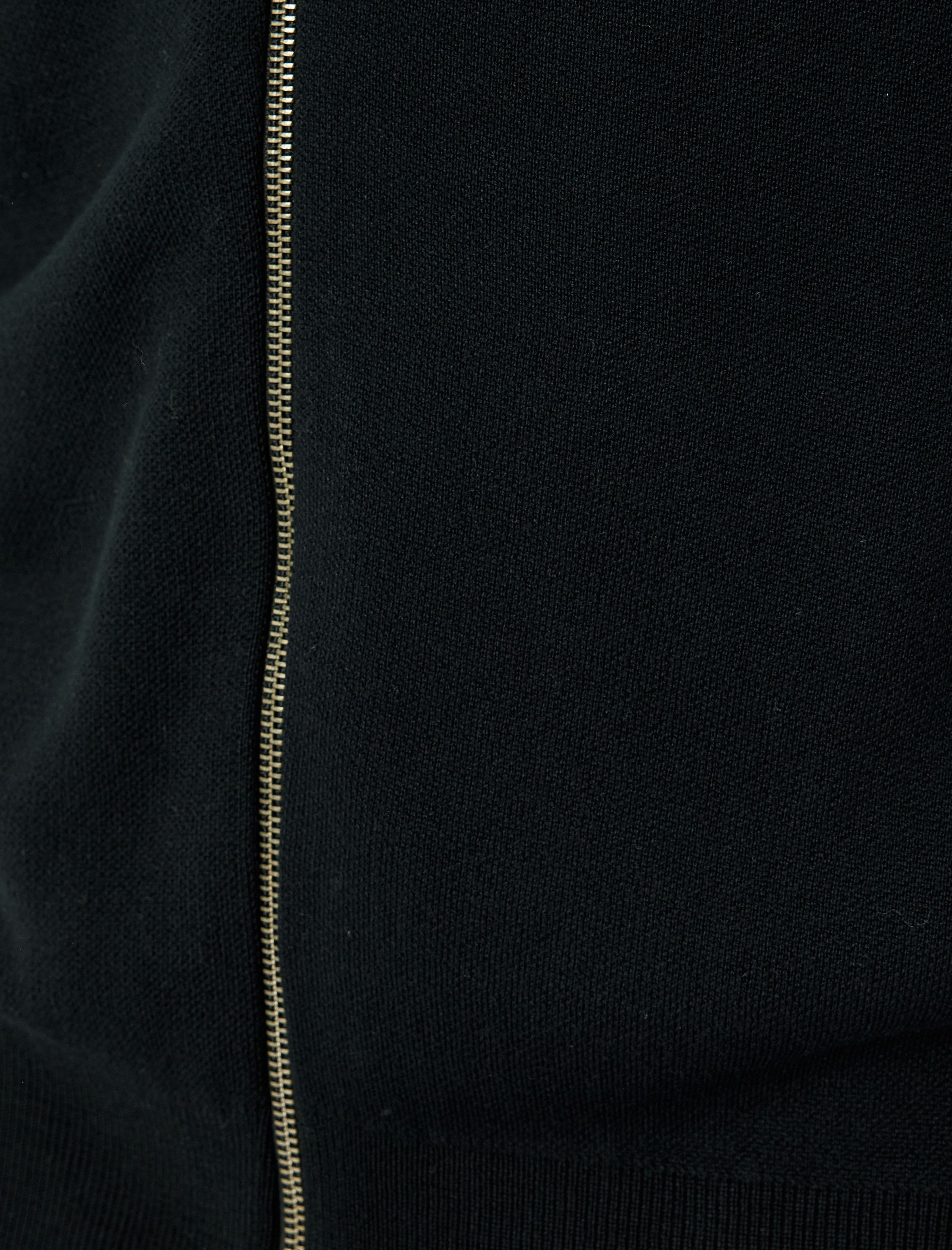 Uzun Kollu Viskon Karışımlı Pike Fermuarlı Triko Hırka