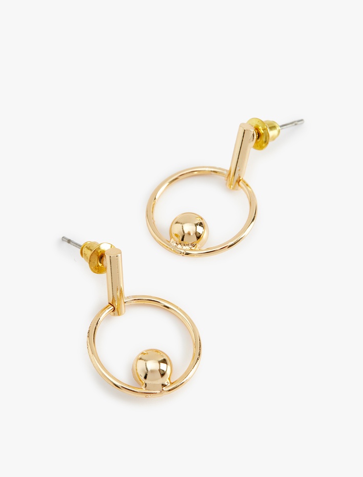 Kadın Sallantılı Geometrik Küpe